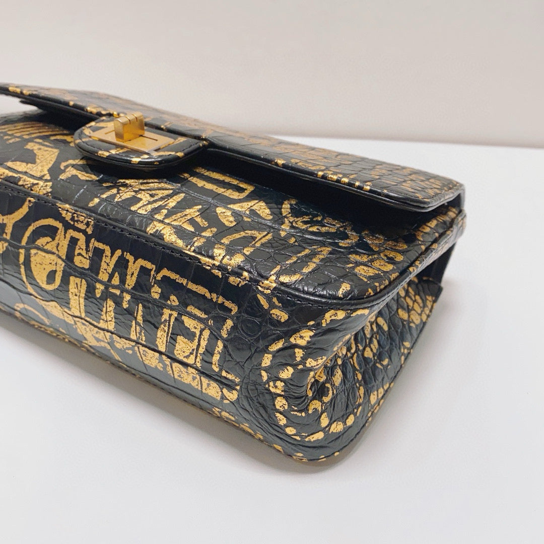 Chanel - 2.55 Reissue Limited Edition - Cowhide leather - Black - (Small)