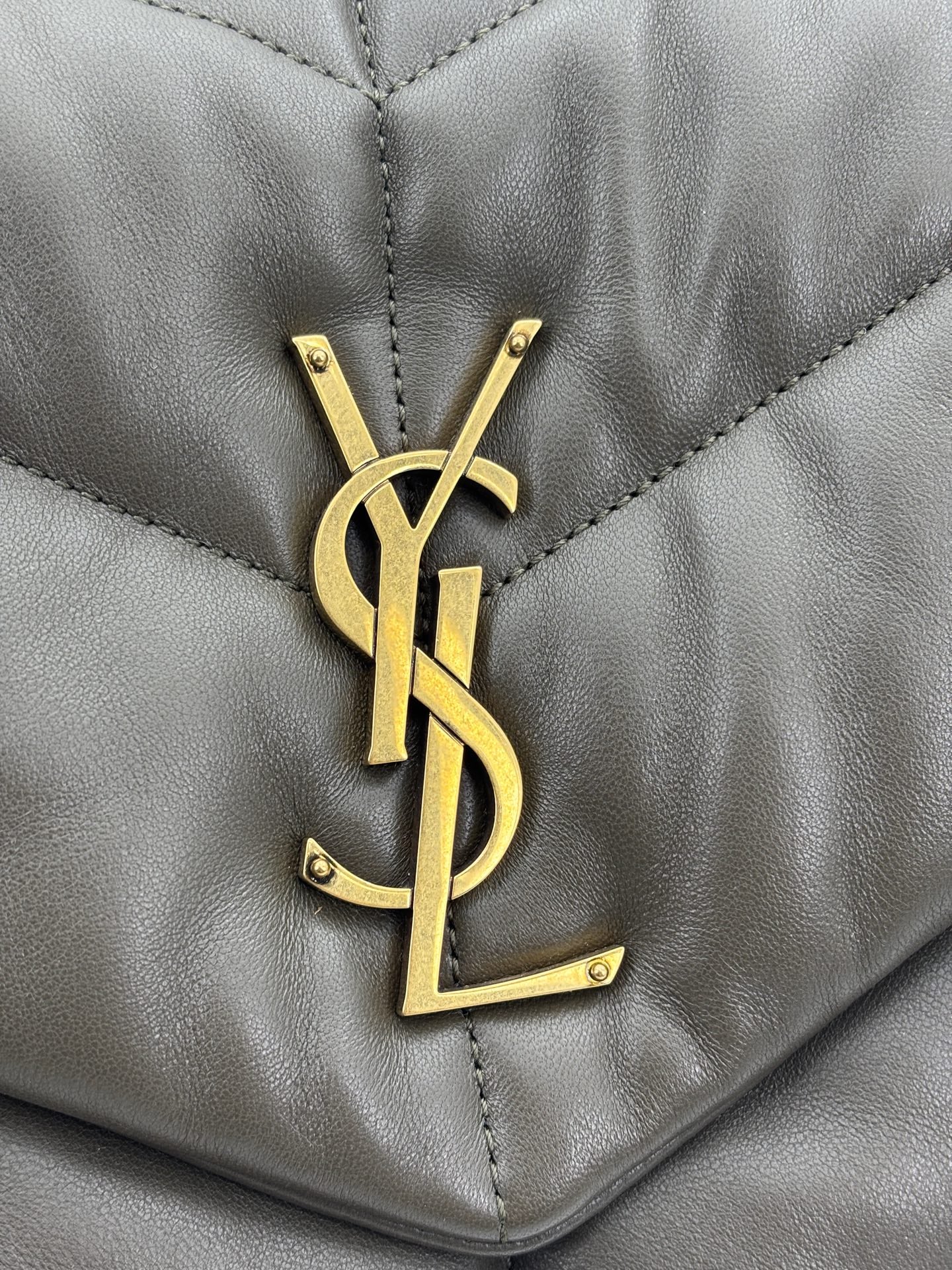 Saint Laurent - Puffer - Lambskin leather - Brown - (Medium)