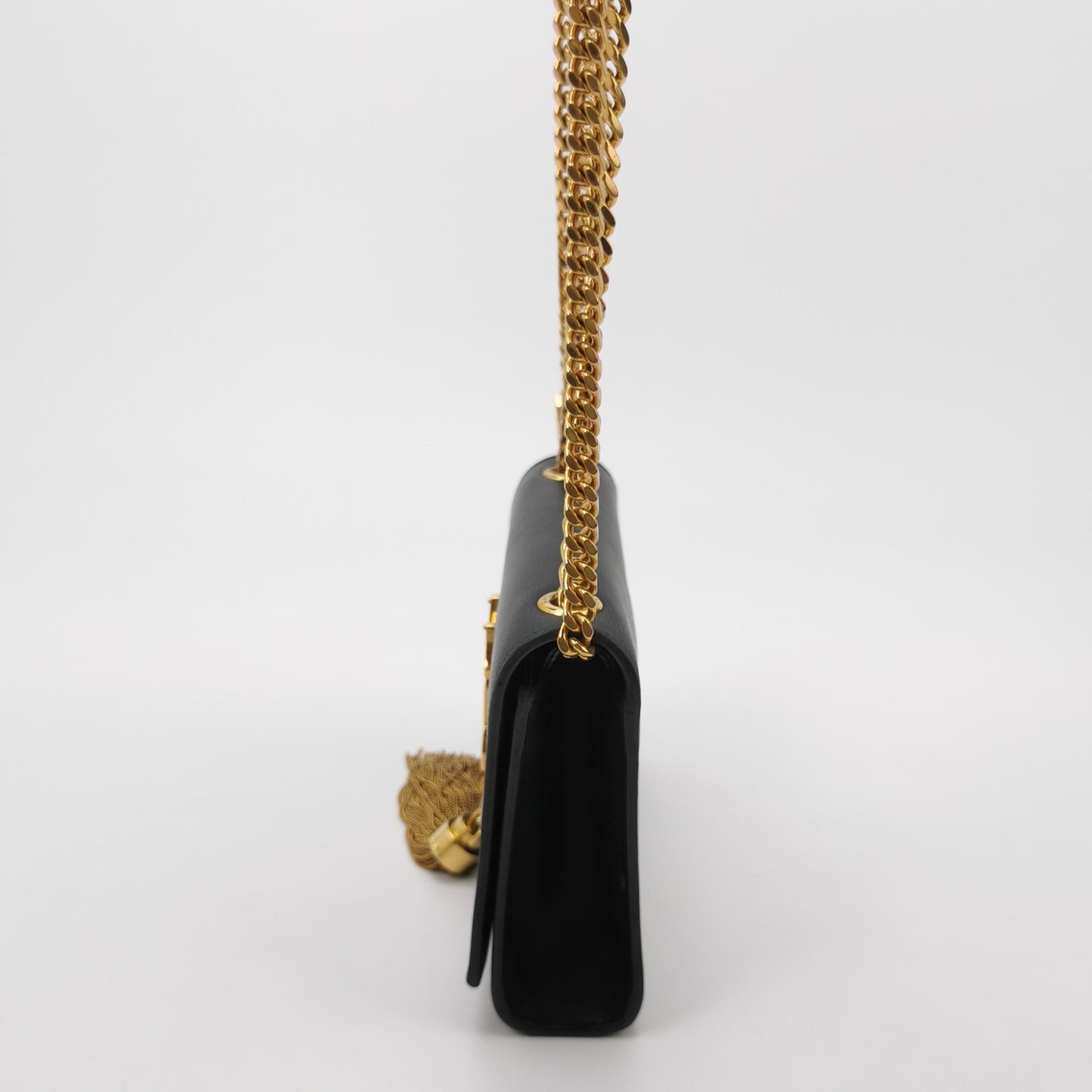 Saint Laurent - Monogram Kate Tassel Bag - Leather - Black - (Mini)