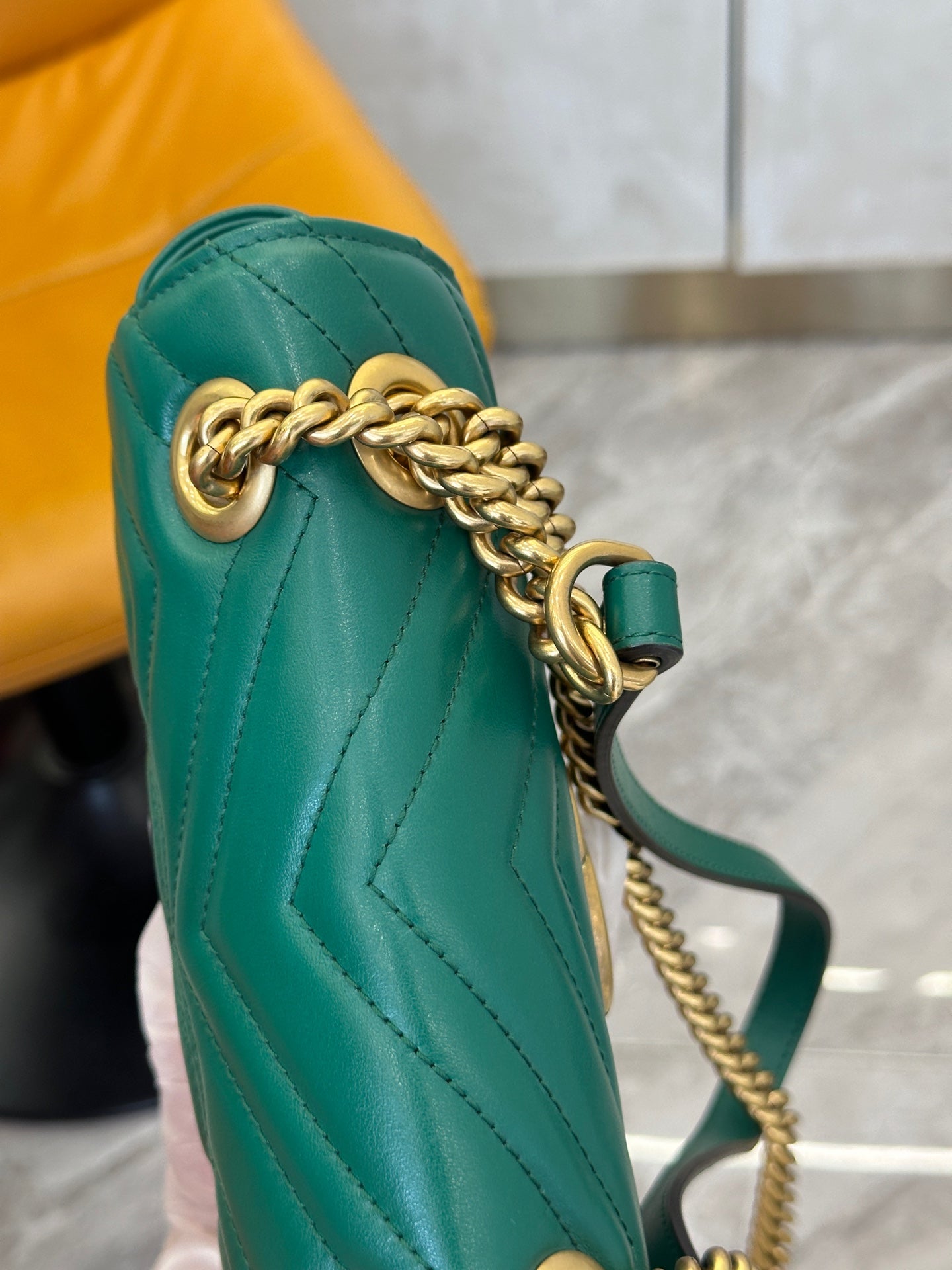 Gucci - Marmont Mini - Leather - Green - (mini)
