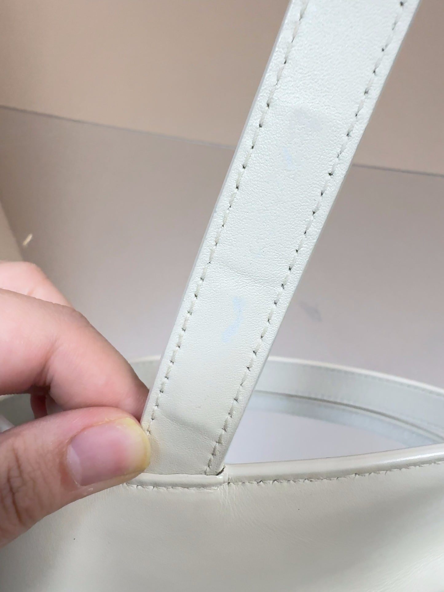Dior - Saddle Bag - Leather - White - (Medium)