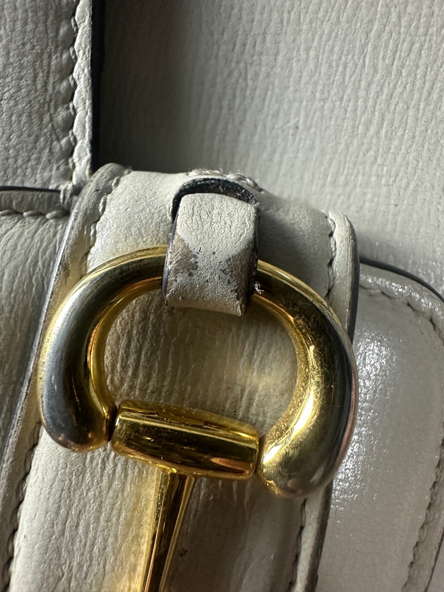 Gucci - 1955 Horsebit Shoulder Bag - Leather - White - (medium)