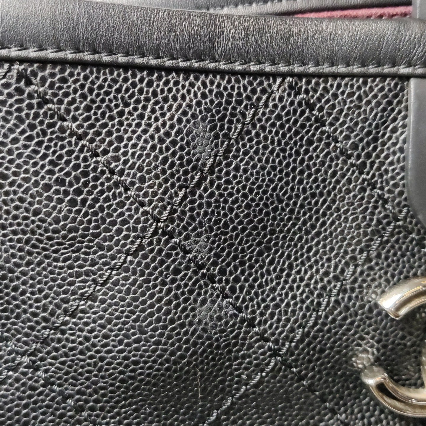 Chanel - Quilted Tote Bag (AS3128) - Caviar leather - Black - (medium)