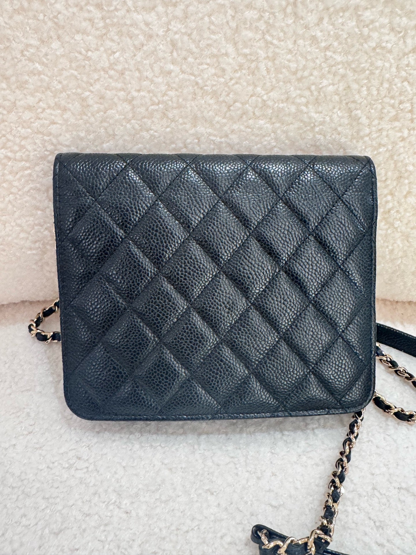 Chanel - Wallet on Chain (WOC) - Caviar leather - Black - (mini)
