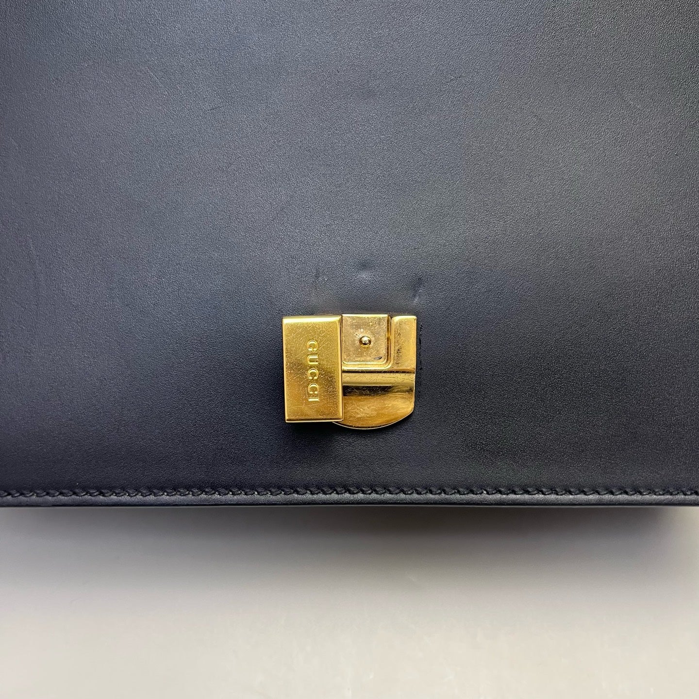 Gucci - Sylvie Shoulder Bag - Smooth leather - Blue - (Medium)