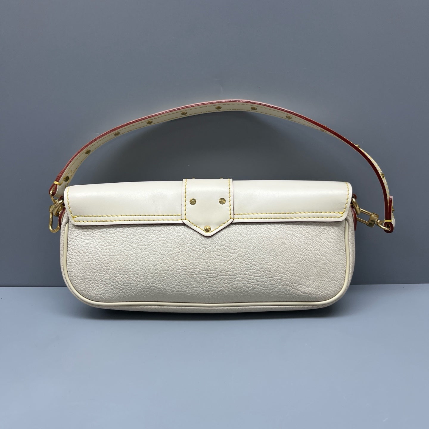 Louis Vuitton - Suhali Shoulder Bag - Goatskin leather - Beige - (small)