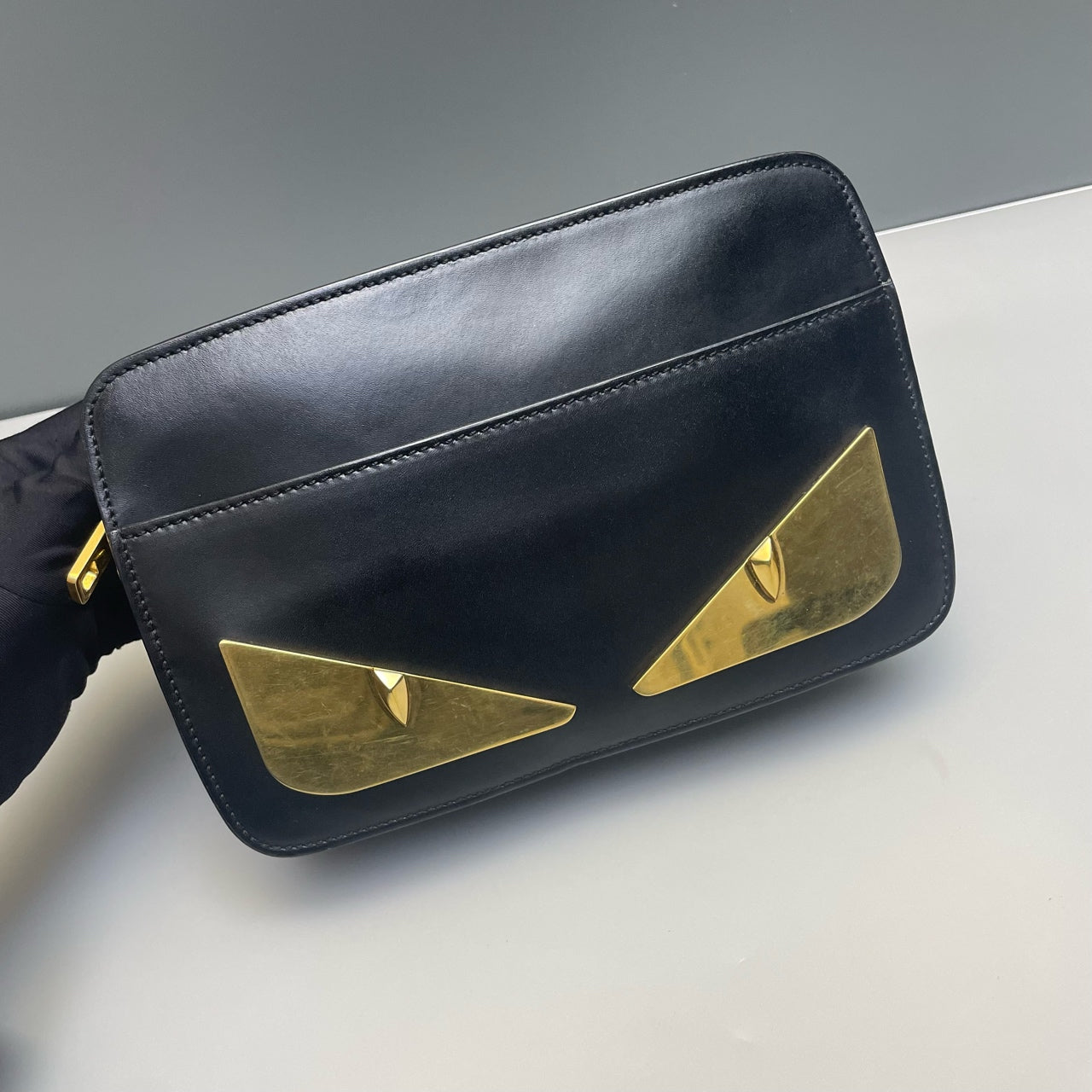 Fendi - Bag Bugs Camera Bag - Leather - Black - (Small)