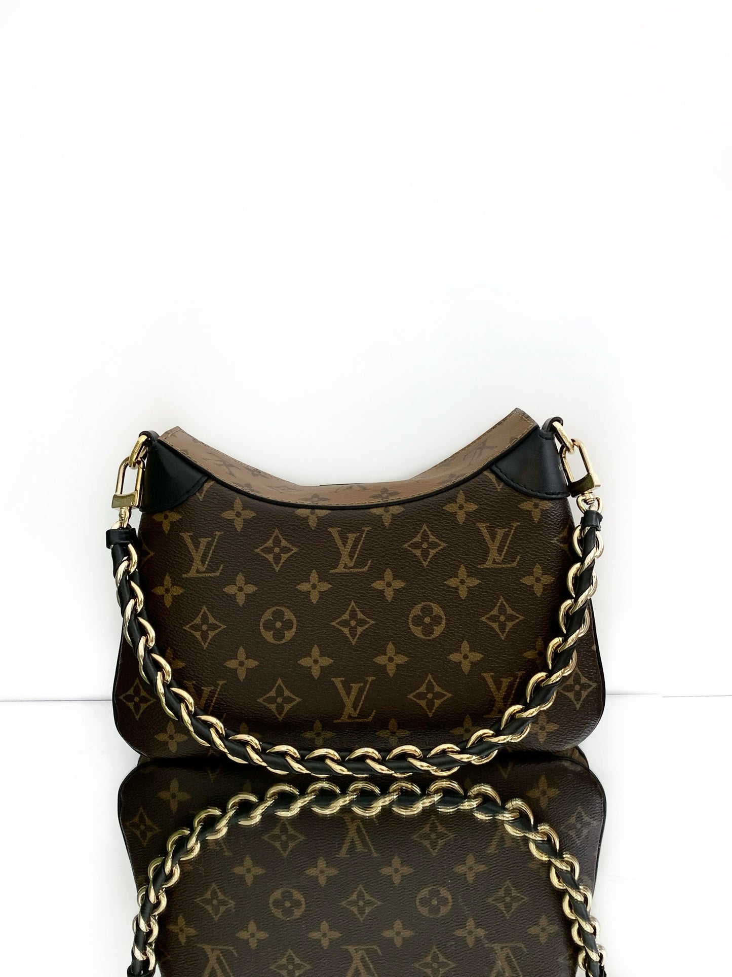 Louis Vuitton - Twinny - Monogram coated canvas with leather trim - Brown - (medium)
