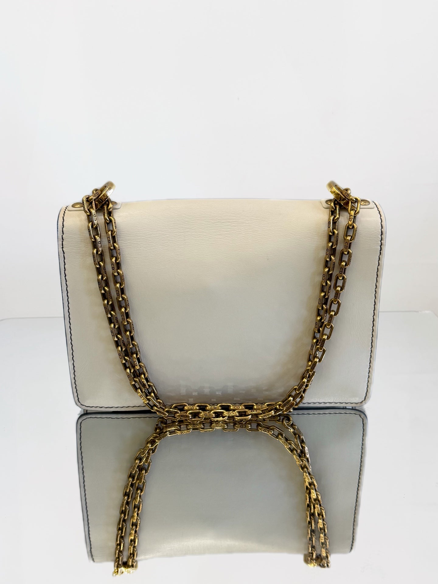 Dior - J'adior Flap Bag - Cowhide leather - White - (medium)