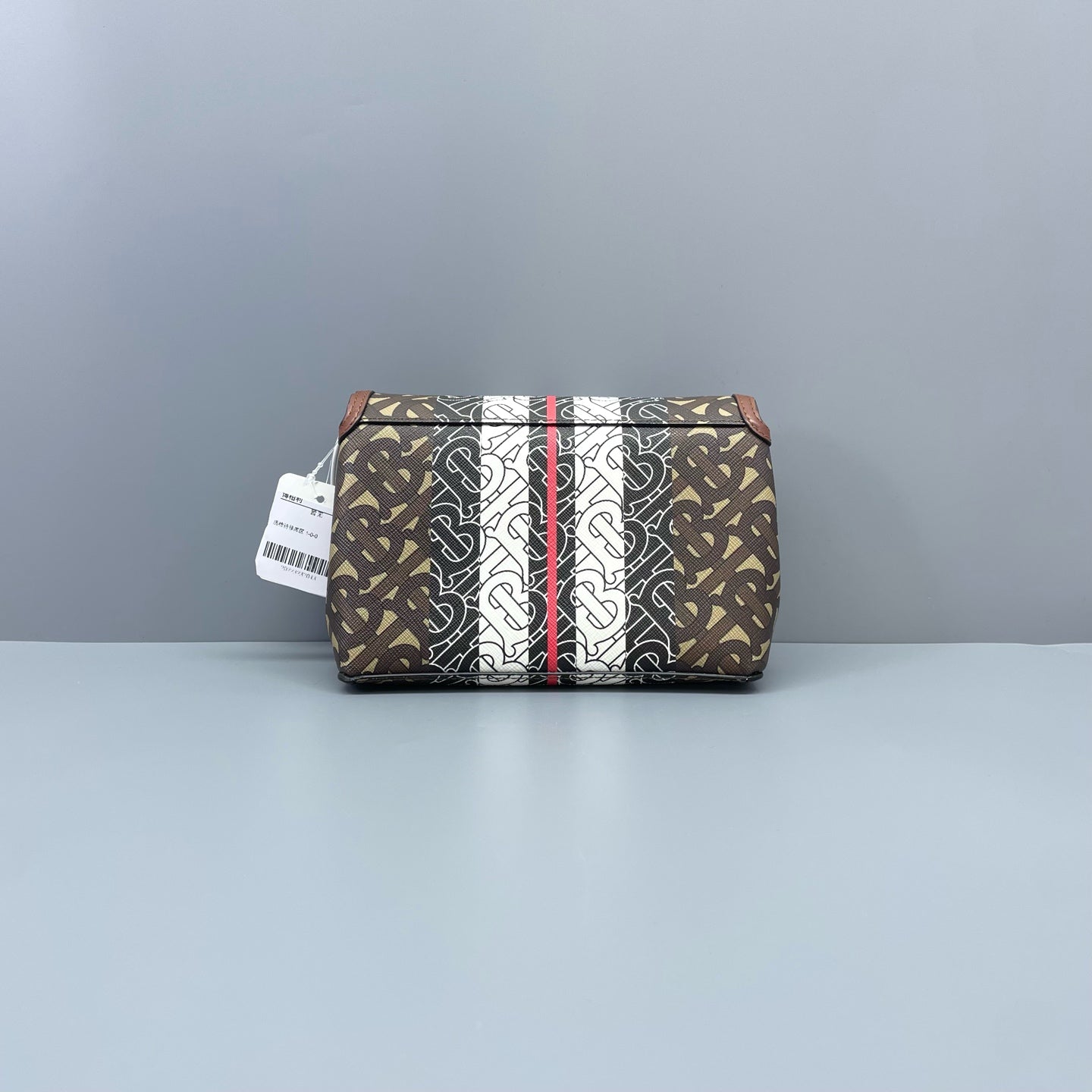 Burberry - TB Monogram Flap Shoulder Bag - Coated Canvas with Leather trim - Multicolour - (small)