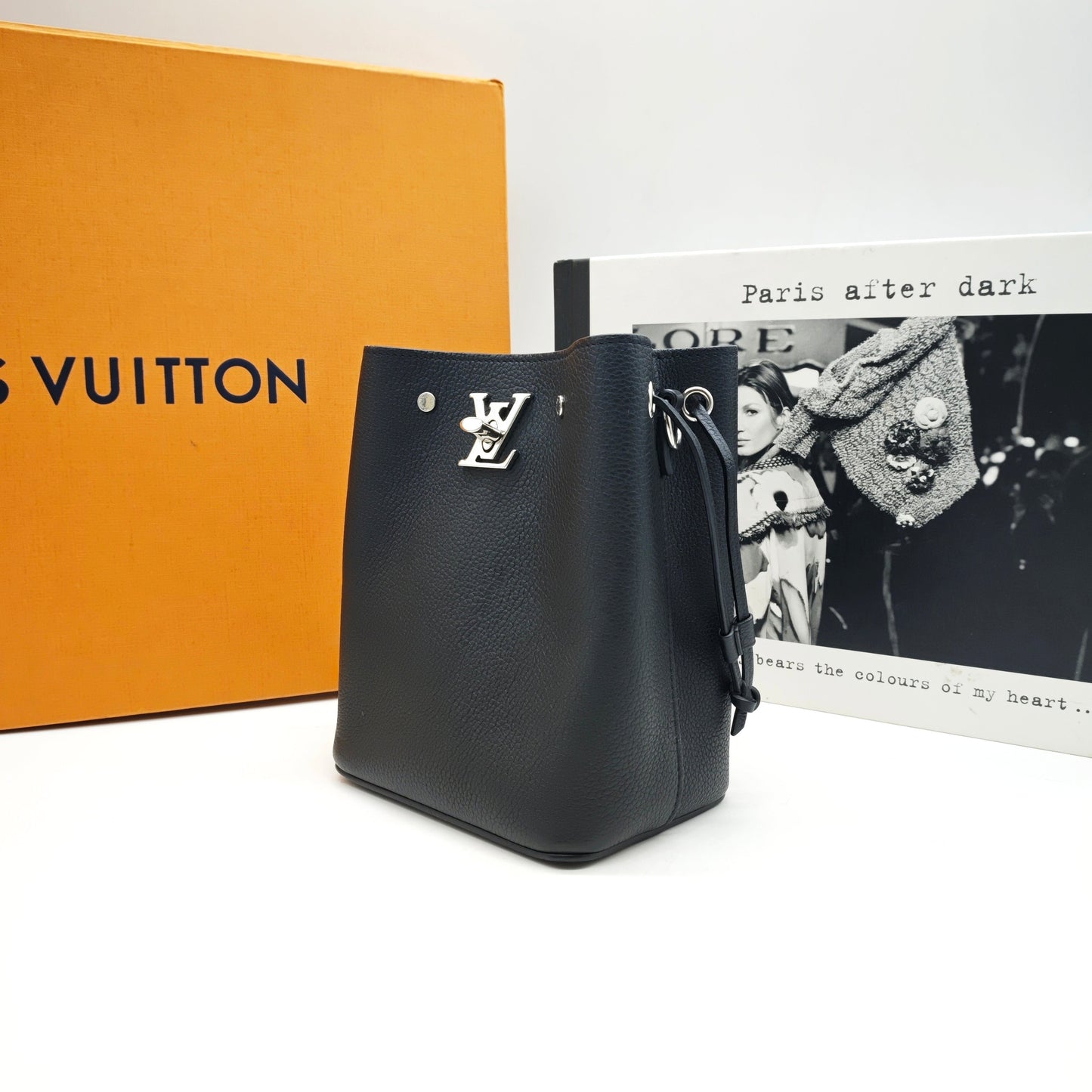 Louis Vuitton - Nano Lockme Bucket Bag - Leather - Black - (mini)