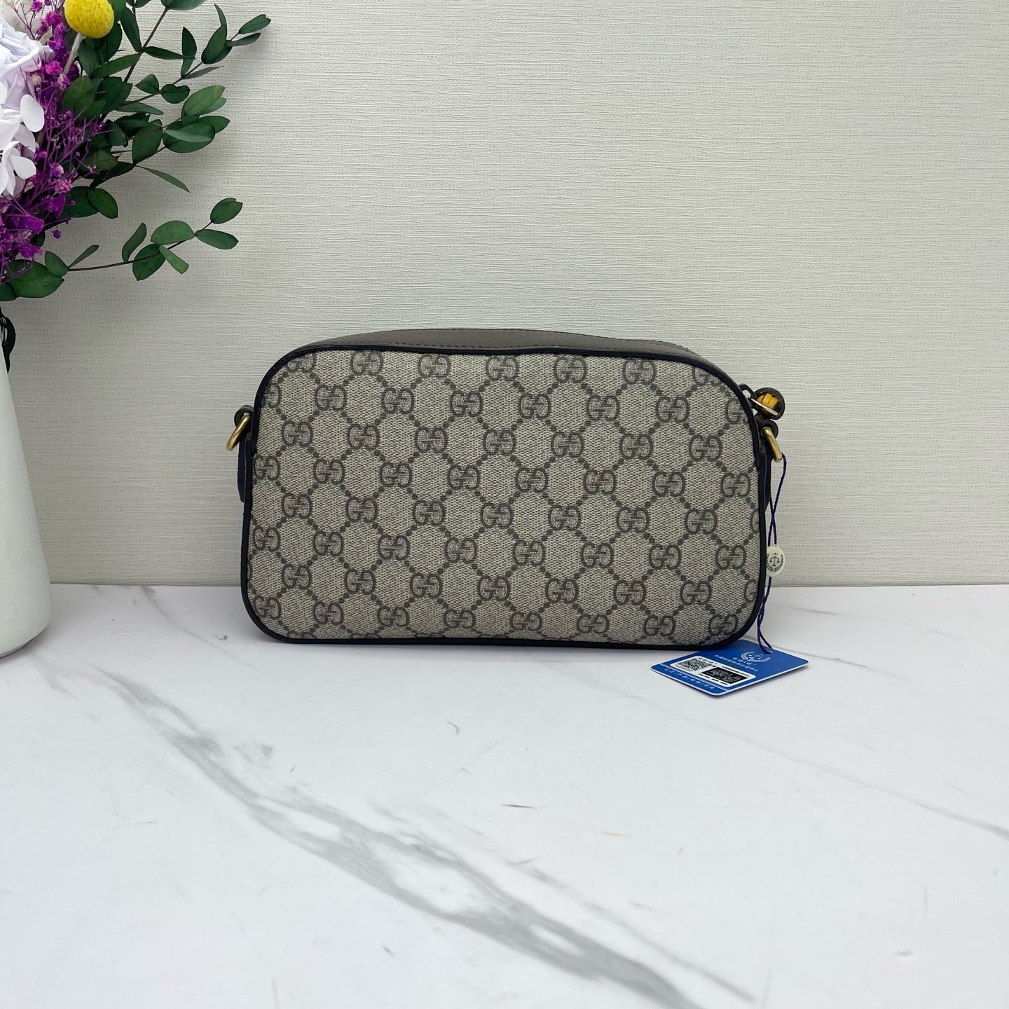 Gucci - GG Supreme Tiger Head Camera Bag - Coated canvas and leather - Beige - (Small)