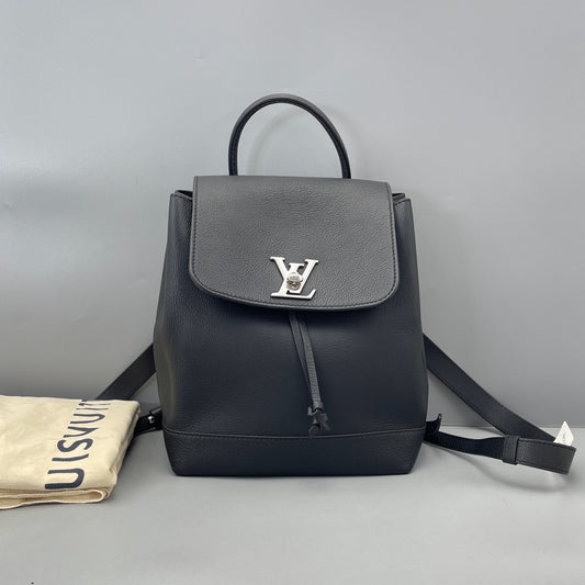 Louis Vuitton - Lockme Backpack - Leather - Black - (Medium)