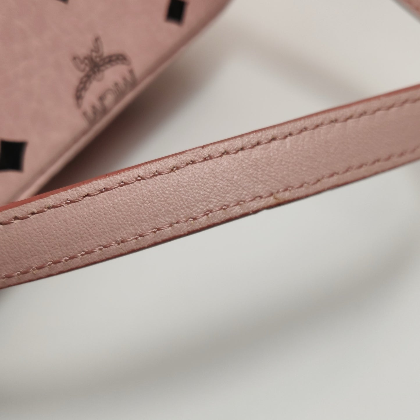MCM - Stark Mini Backpack - Coated canvas and leather - Pink - (mini)