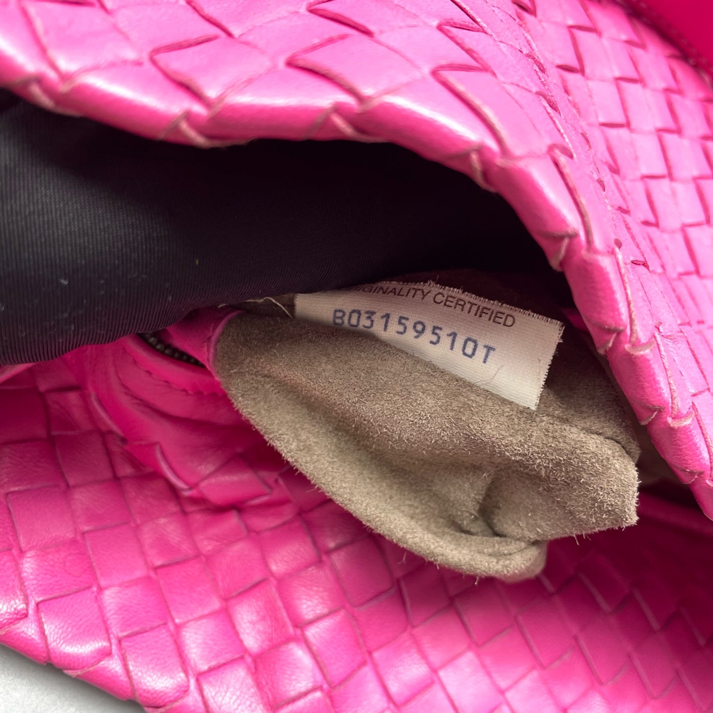 Bottega Veneta - Intrecciato Double-Bridge Tote Bag - Woven Nappa leather - Raspberry Pink - (Medium)