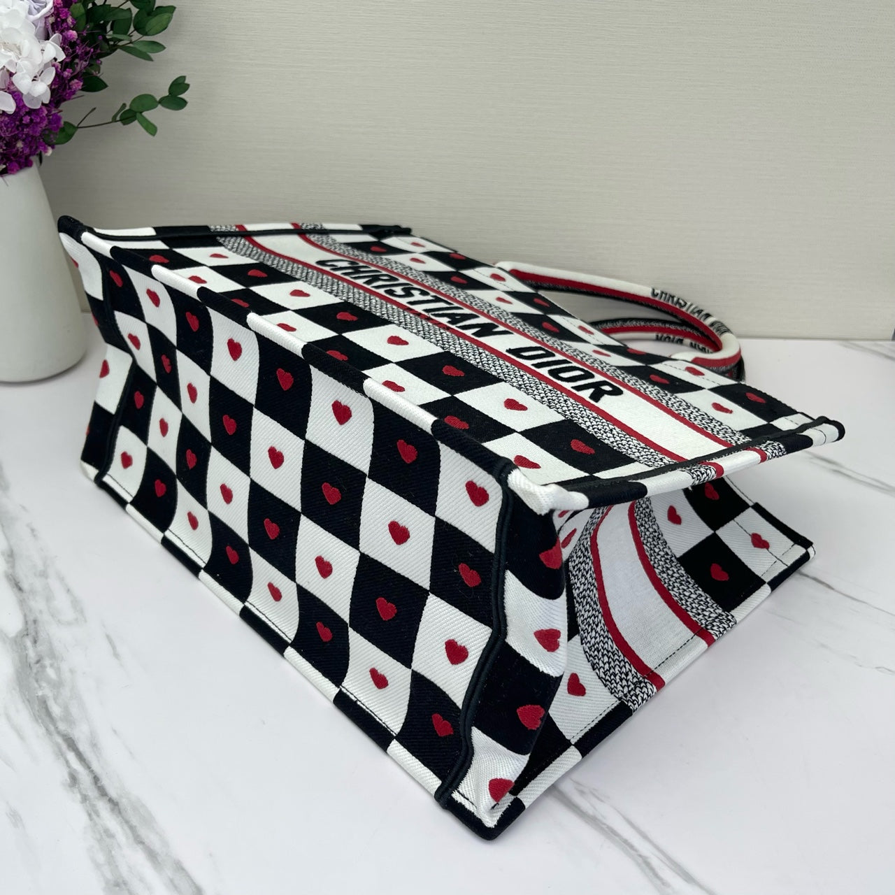 Dior - Book Tote - Embroidered canvas - Multicolour - (Medium)