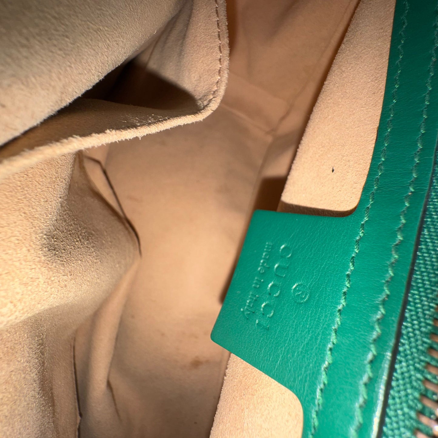 Gucci - Marmont Top Handle - Leather - Green - (medium)