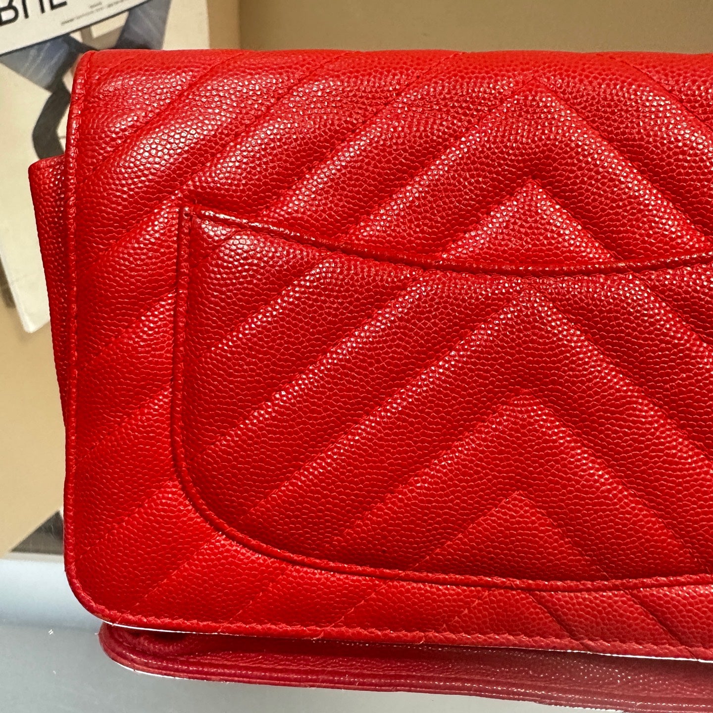 Chanel - WOC (Wallet on Chain) - Caviar leather - Red - (mini)