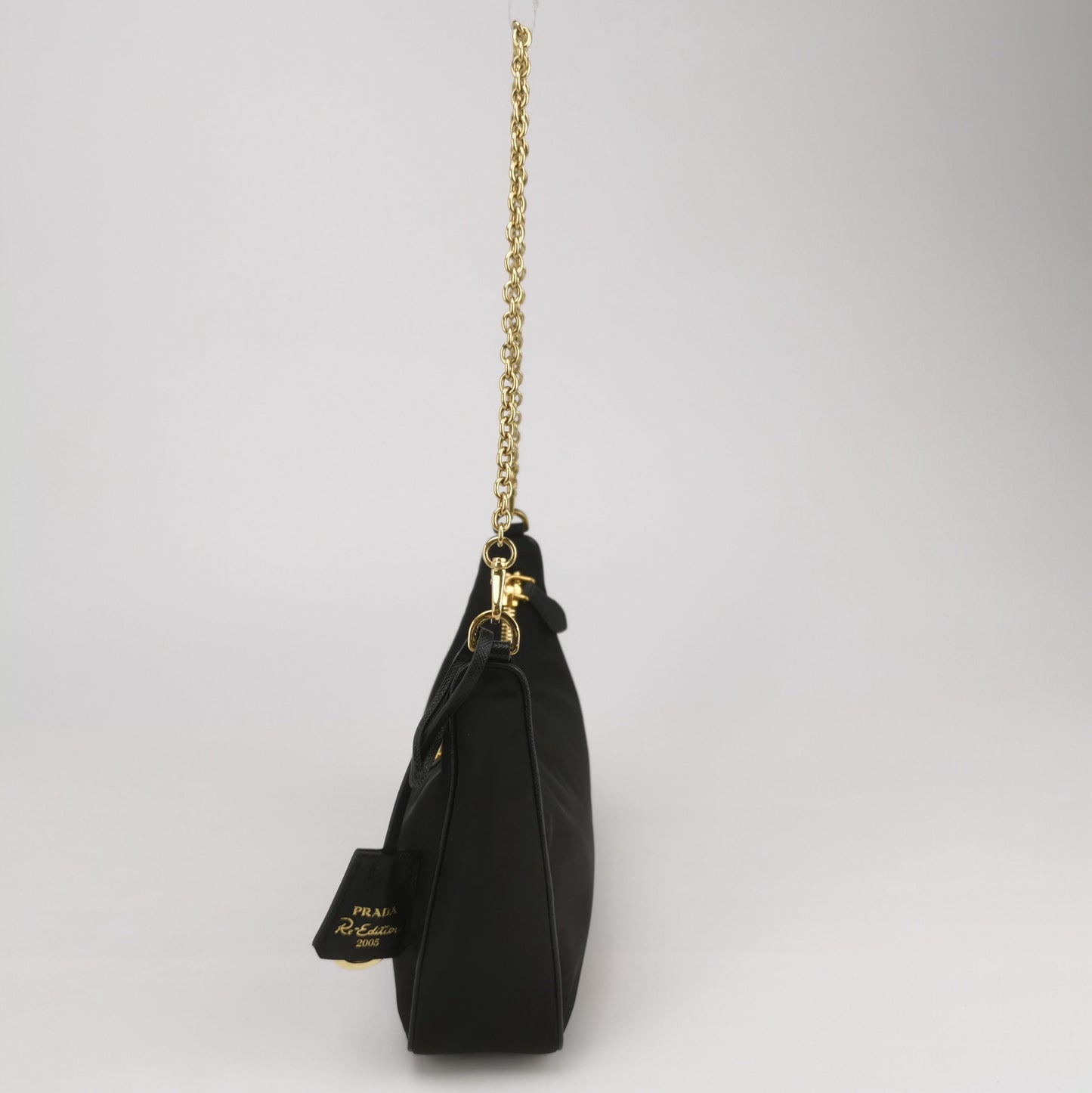 Prada - Re-Edition 2005 Shoulder Bag - Re-Nylon with Saffiano leather trim - Black - (mini)