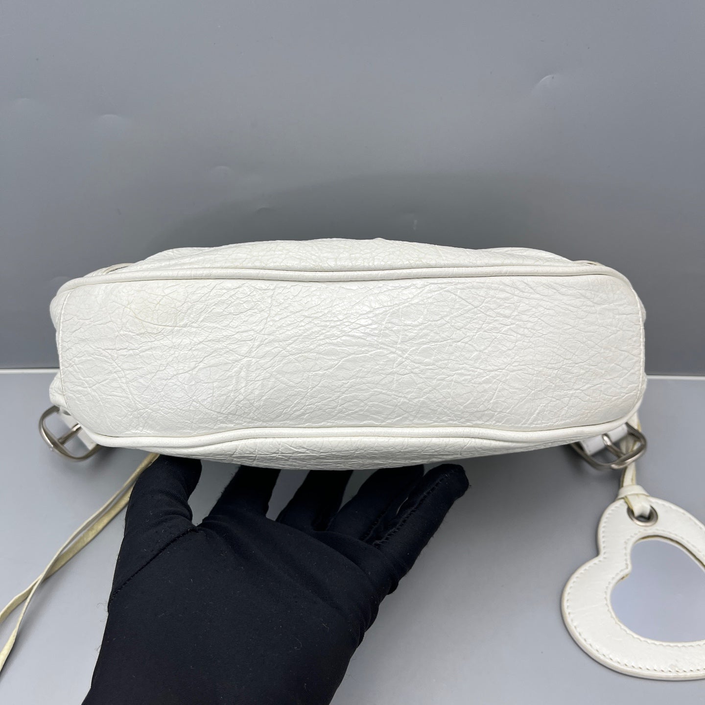 Balenciaga - Le Cagole Mini Shoulder Bag - Leather - White - (mini)