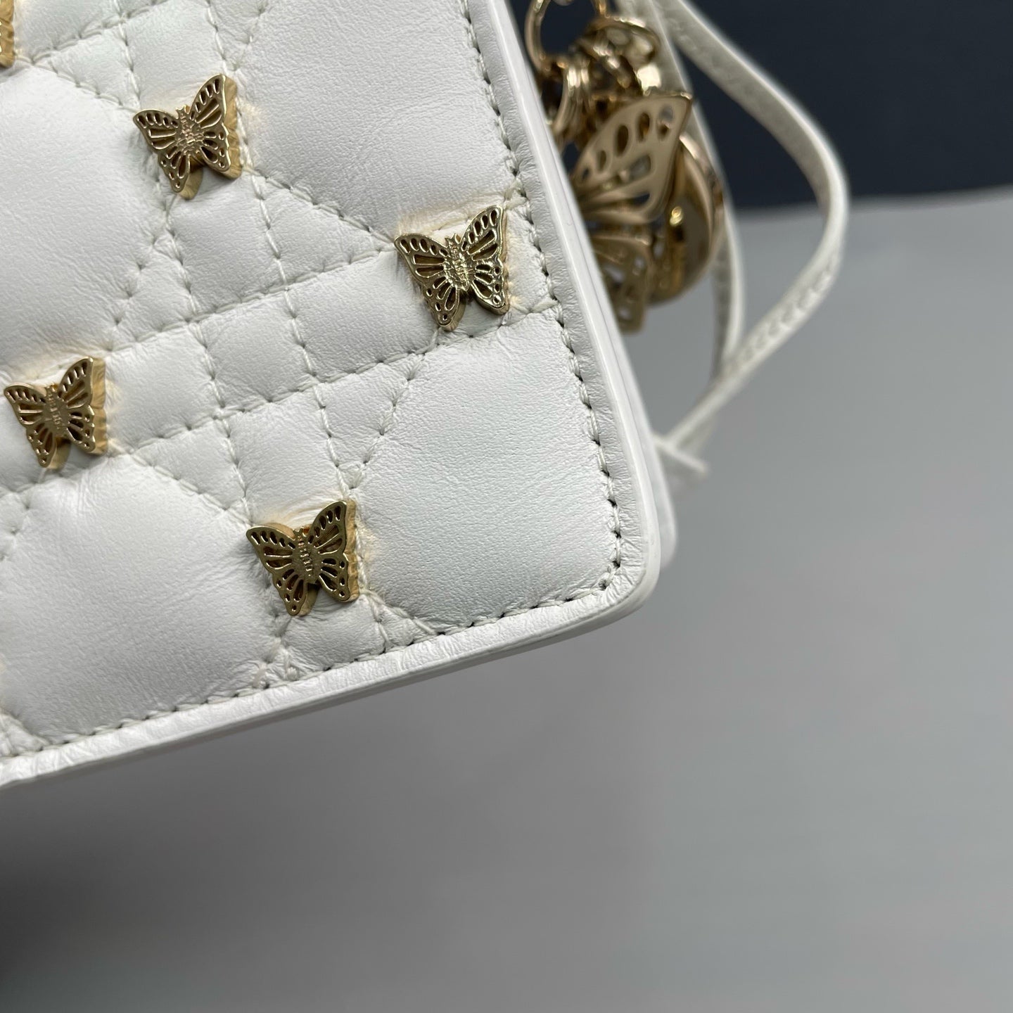 Dior - Milly Butterfly Limited Edition - Leather - White - (mini)