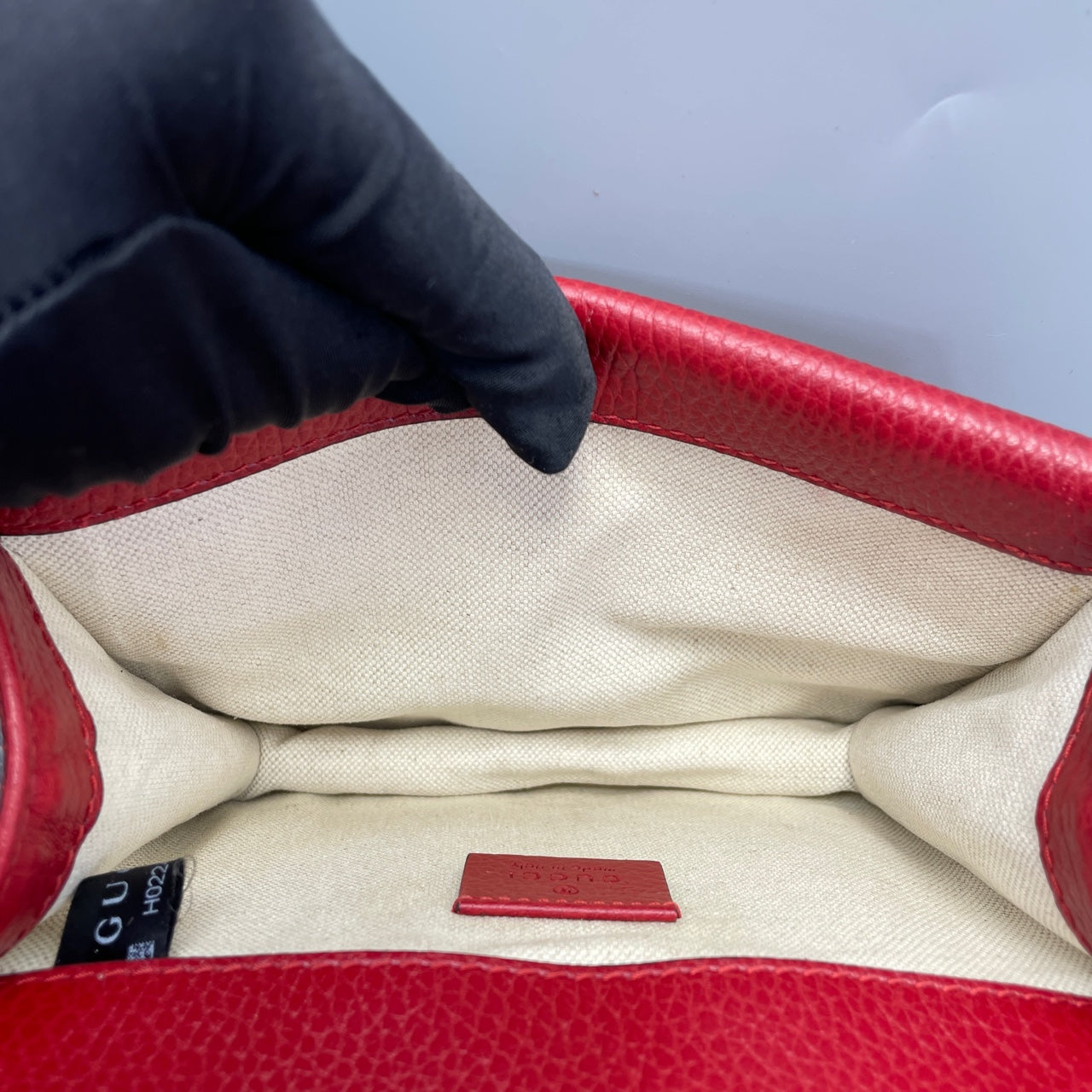 Gucci - Dionysus Small Shoulder Bag - Grained leather - Red - (Small)