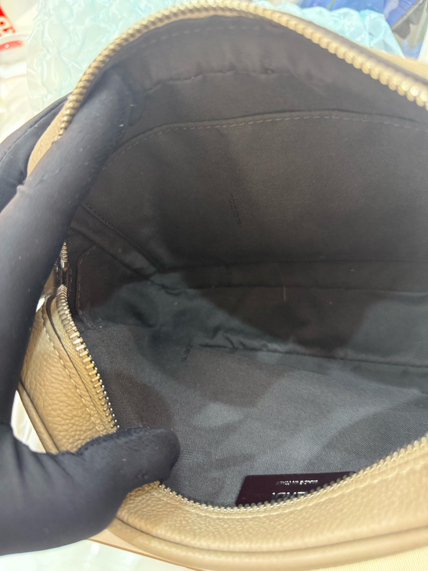 Fendi - Roma Camera Bag - Grained leather - Grey - (small)