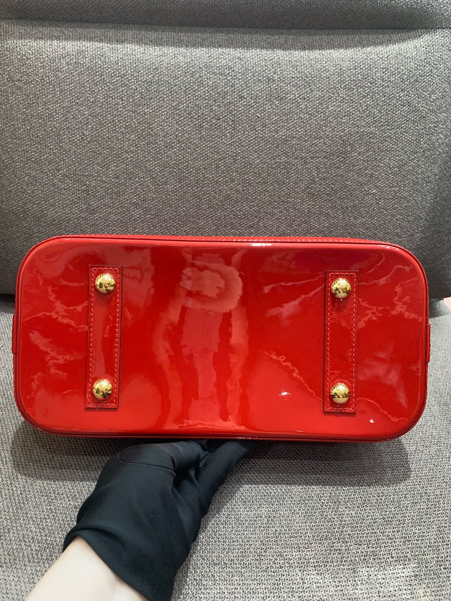 Louis Vuitton - Alma PM - Monogram Vernis Patent leather - Red - (medium)