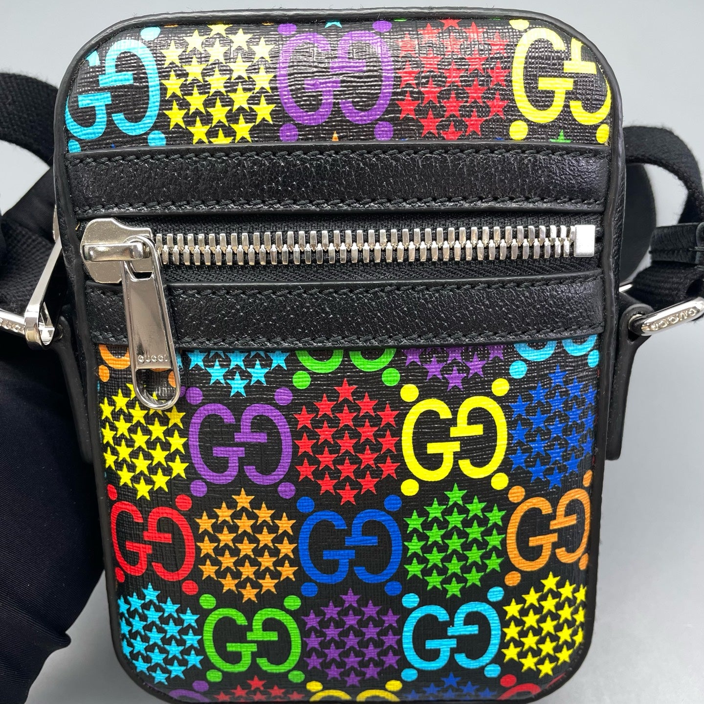 Gucci - GG Multicolour Camera Bag - Coated canvas with leather trim - Multicolour - (mini)