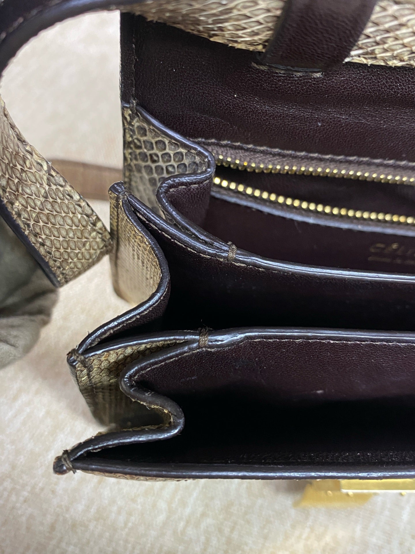 Celine - Box - Exotic leathers - Python - Multicolour - (mini)
