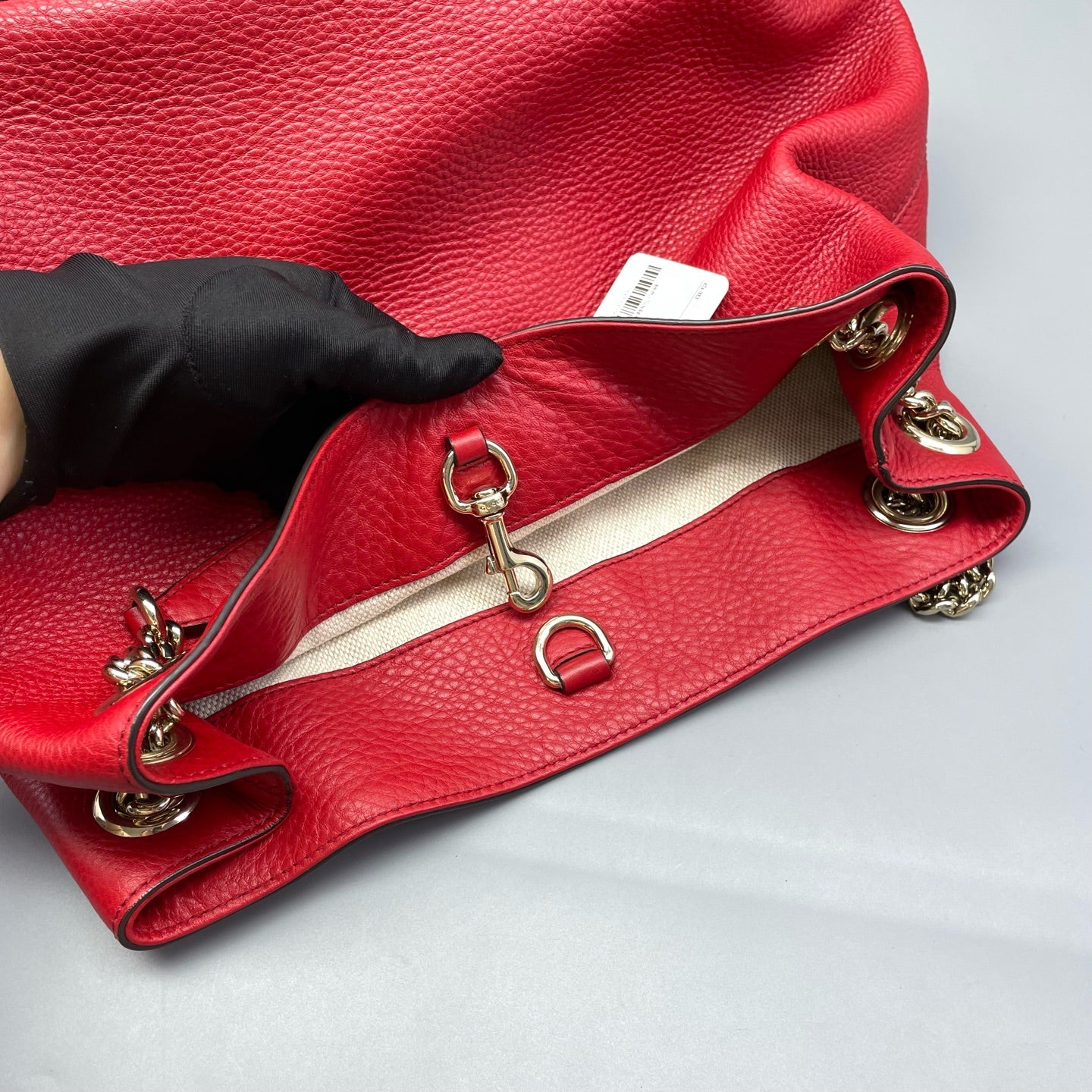 Gucci - Soho Chain Shoulder Bag - Leather - Red - (Medium)