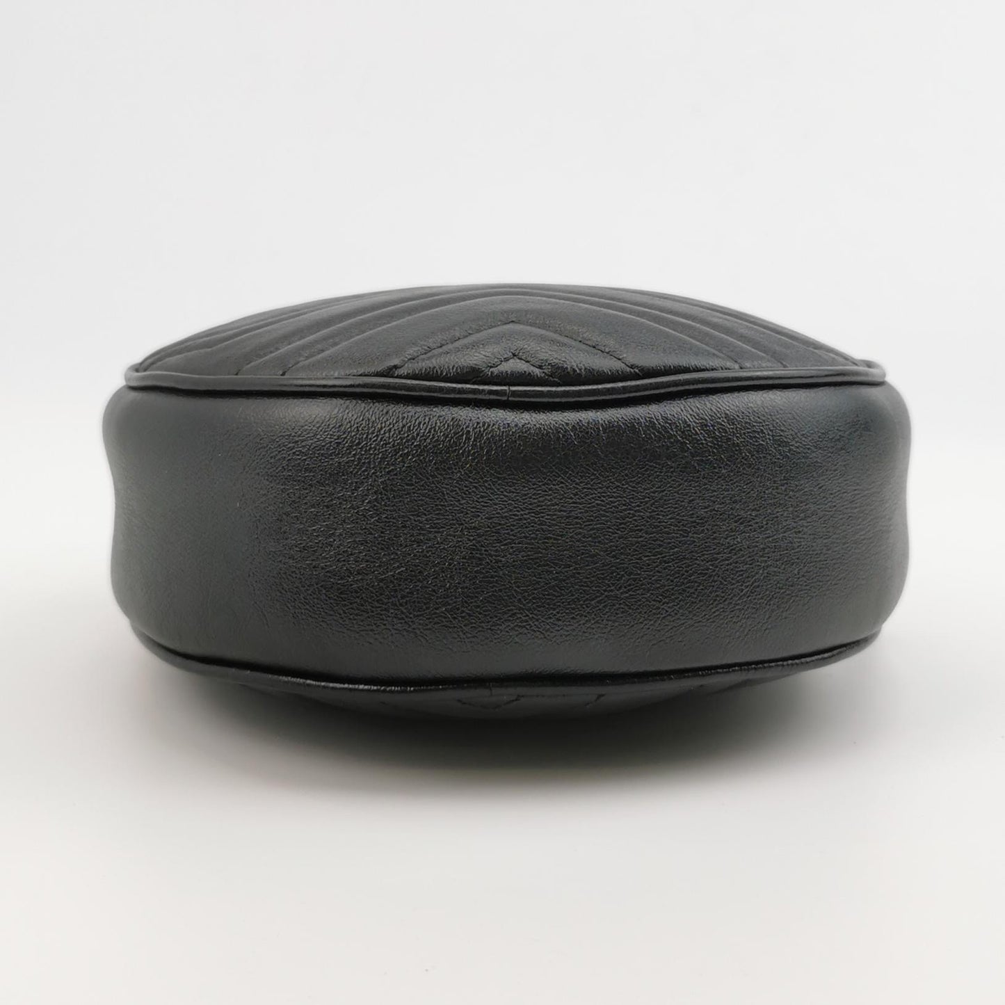 Gucci - GG Marmont Round Mini Bag - Leather - Black - (mini)