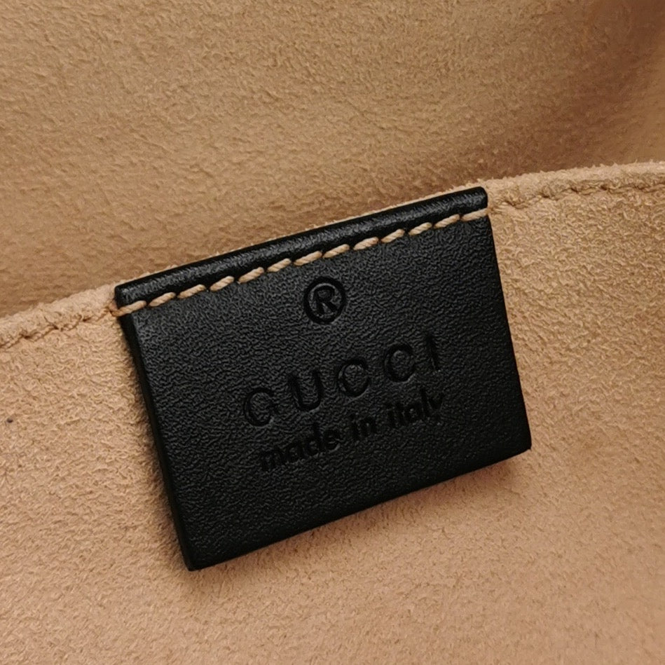 Gucci - Padlock GG Supreme Bee Shoulder Bag - GG Supreme coated canvas with leather trim - Multicolour - (Medium)