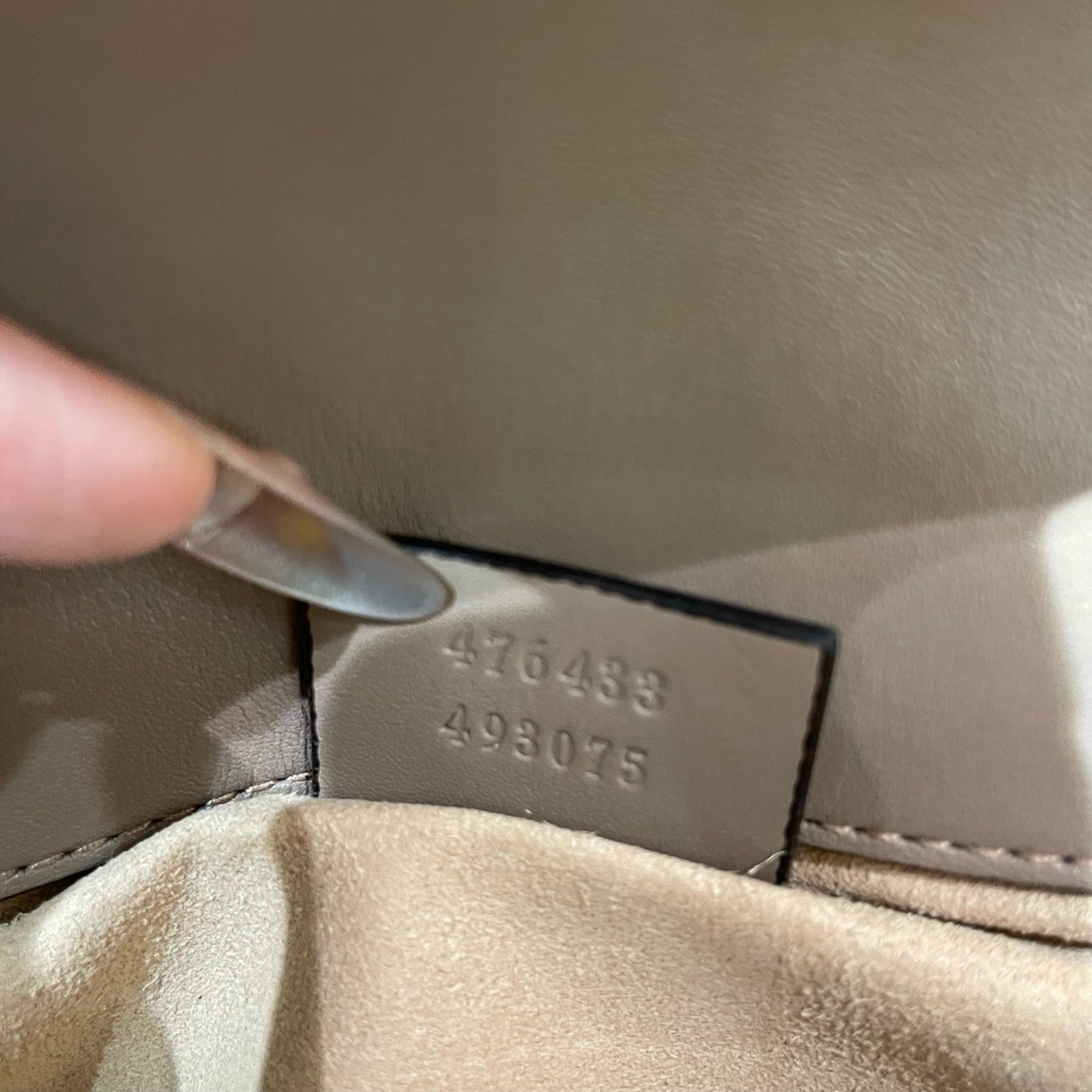 Gucci - GG Marmont Super Mini Shoulder Bag - Calfskin leather - Beige - (mini)