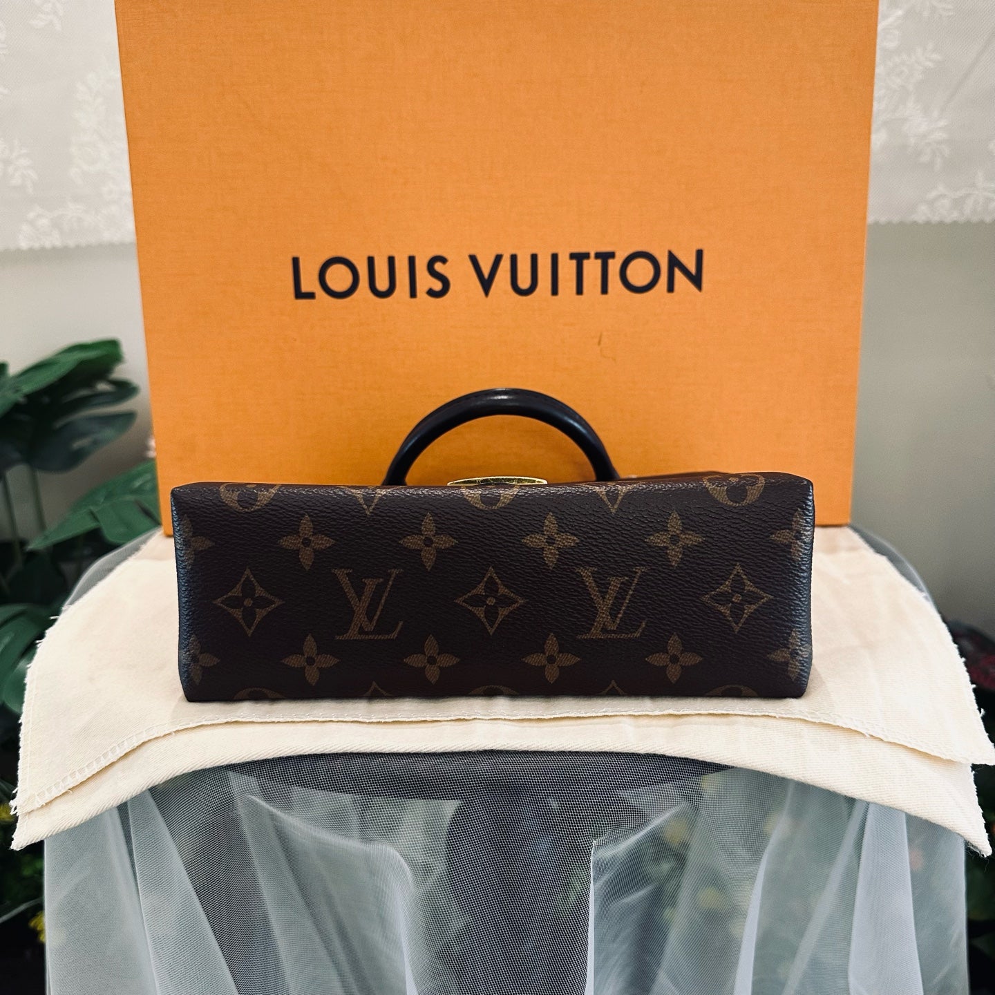 Louis Vuitton - Black Padlock BB - Monogram coated canvas and leather - Black and Brown - (mini)