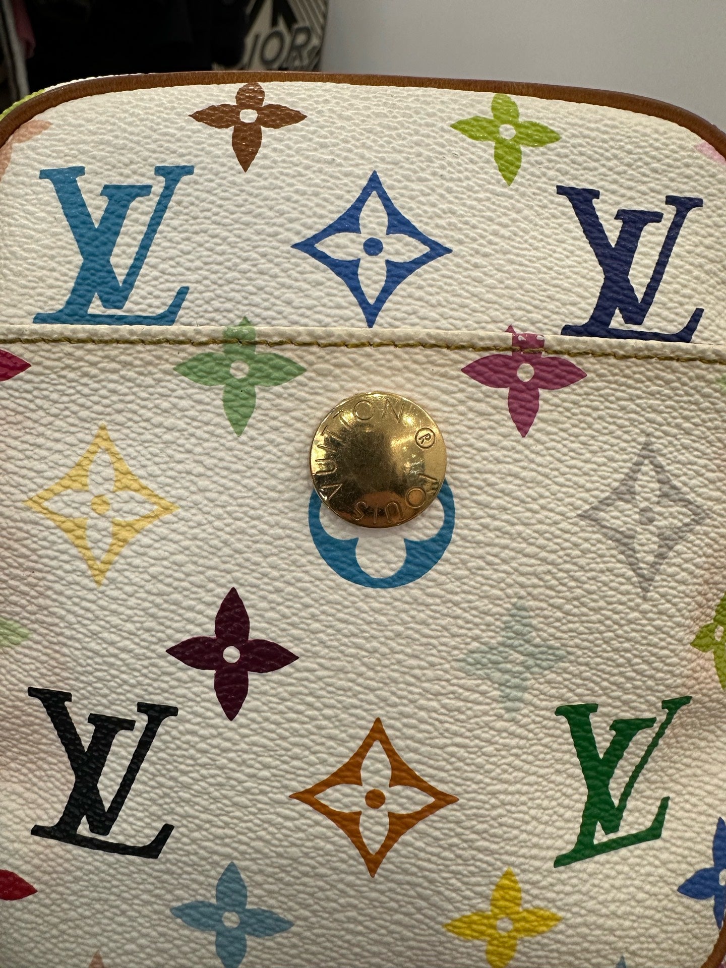 Louis Vuitton - Monogram Multicolore Mini Camera Bag - Monogram canvas and Vachetta leather - White - (mini)