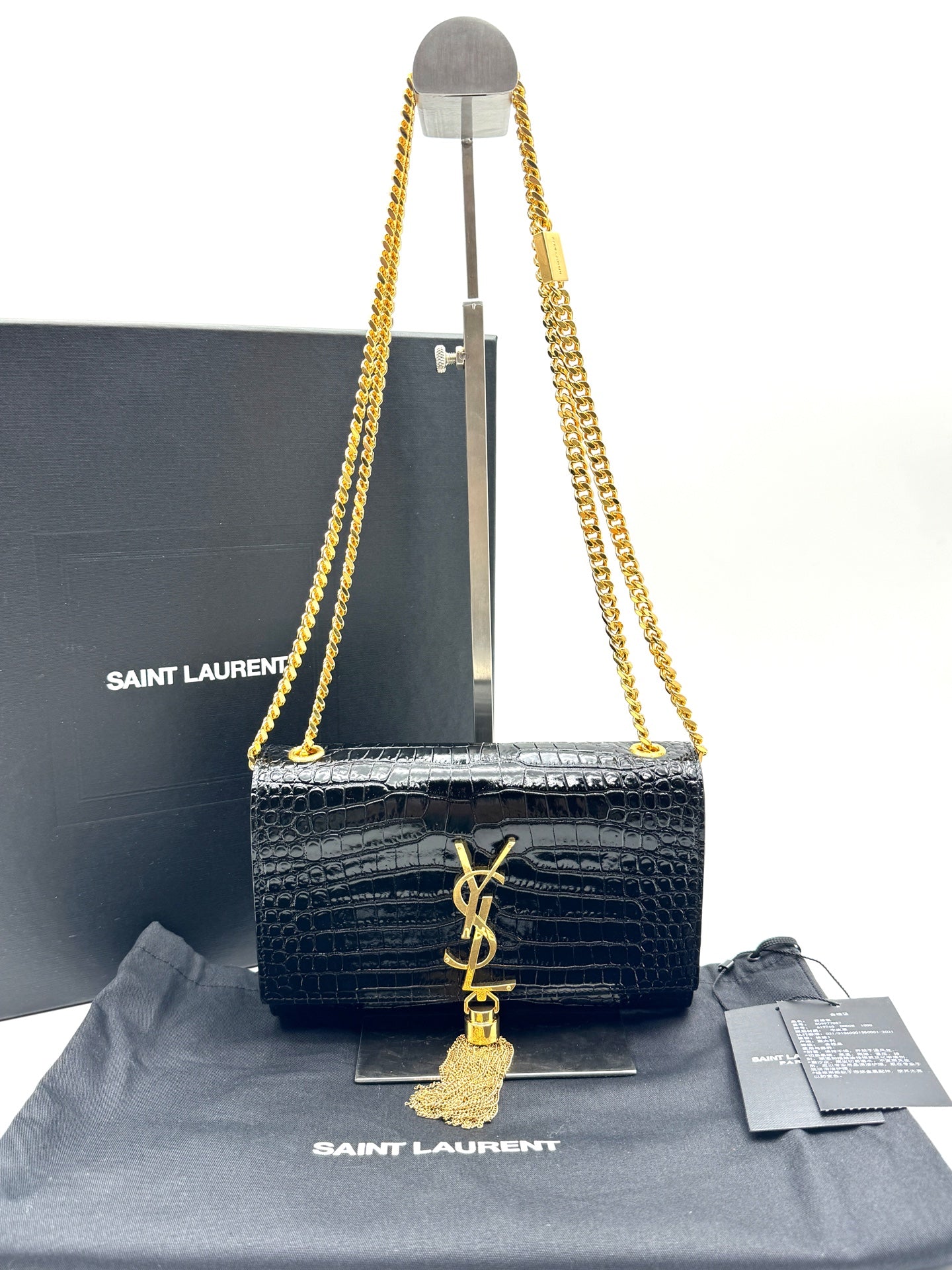 Saint Laurent - Kate Bag with Tassel - Leather - Black - (mini)