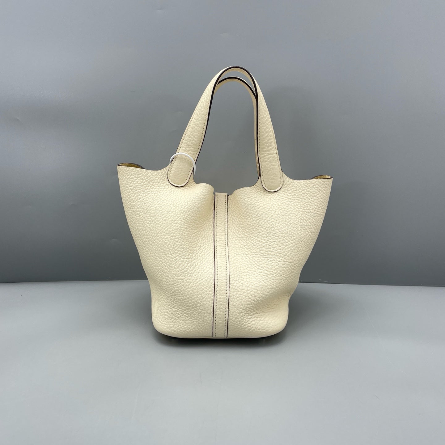 Hermès - Picotin Lock 18 - Grained leather - White - (Mini)
