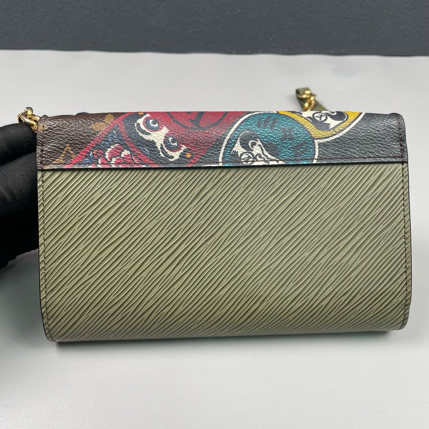 Louis Vuitton - Sanbon Kanzai Limited Edition Twist WOC Chain Bag - Monogram coated canvas and Epi leather - Brown, Multicolour and Green - (mini)
