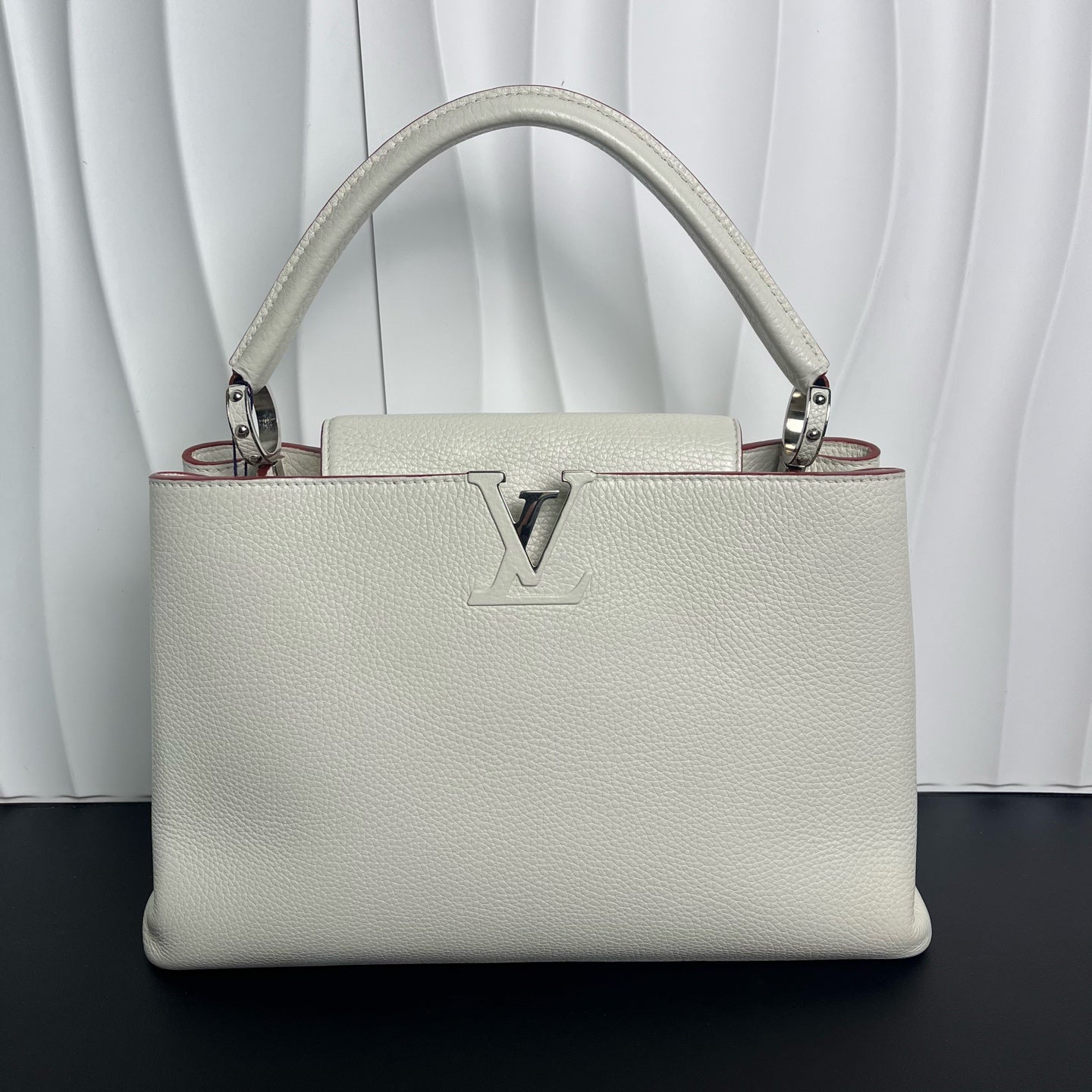 Louis Vuitton - Capucines Large - Leather - White - (Large)
