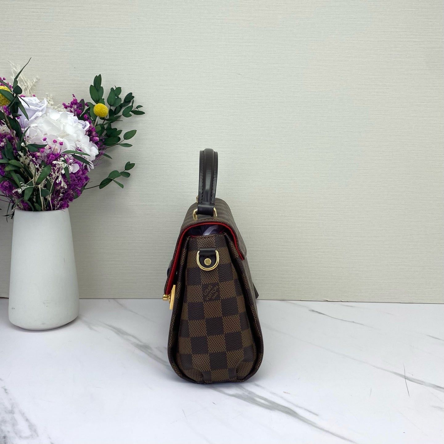 Louis Vuitton - Croisette - Damier Ebene coated canvas with leather trim - Brown - (Medium)