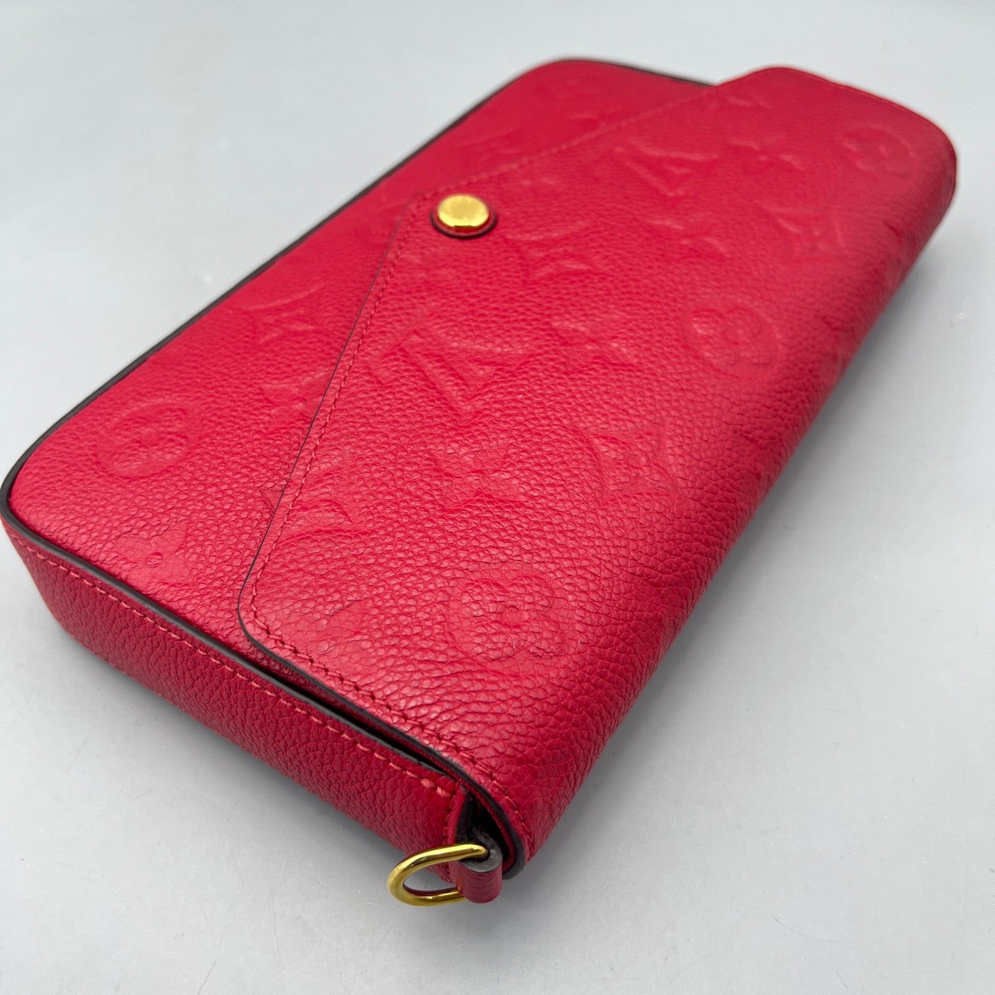 Louis Vuitton - Pochette Félicie - Empreinte Monogram leather - Red - (small)