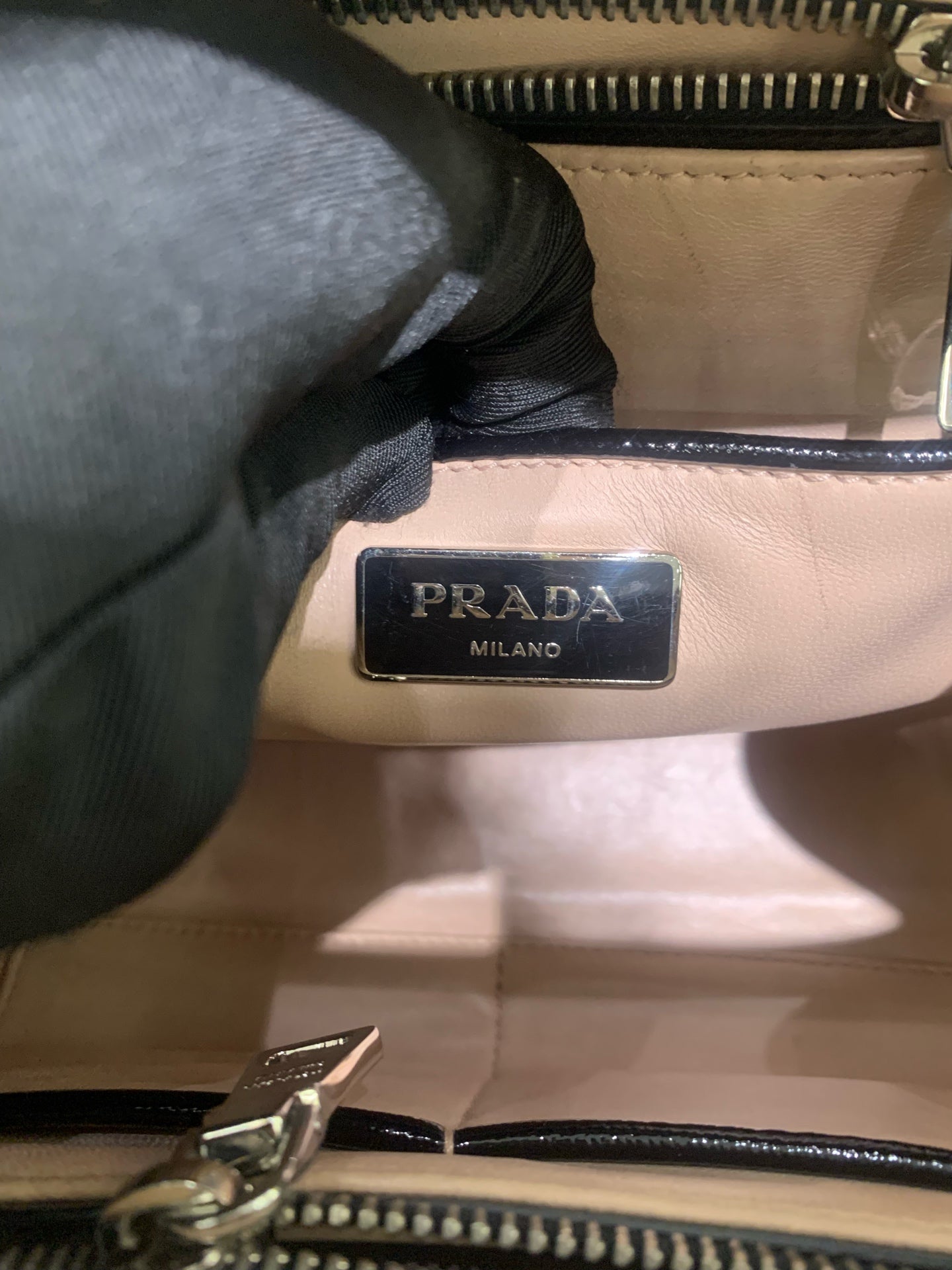 Prada - Gemstone Rivet Handbag (Limited Edition) - Saffiano leather - Black and Yellow - (medium)