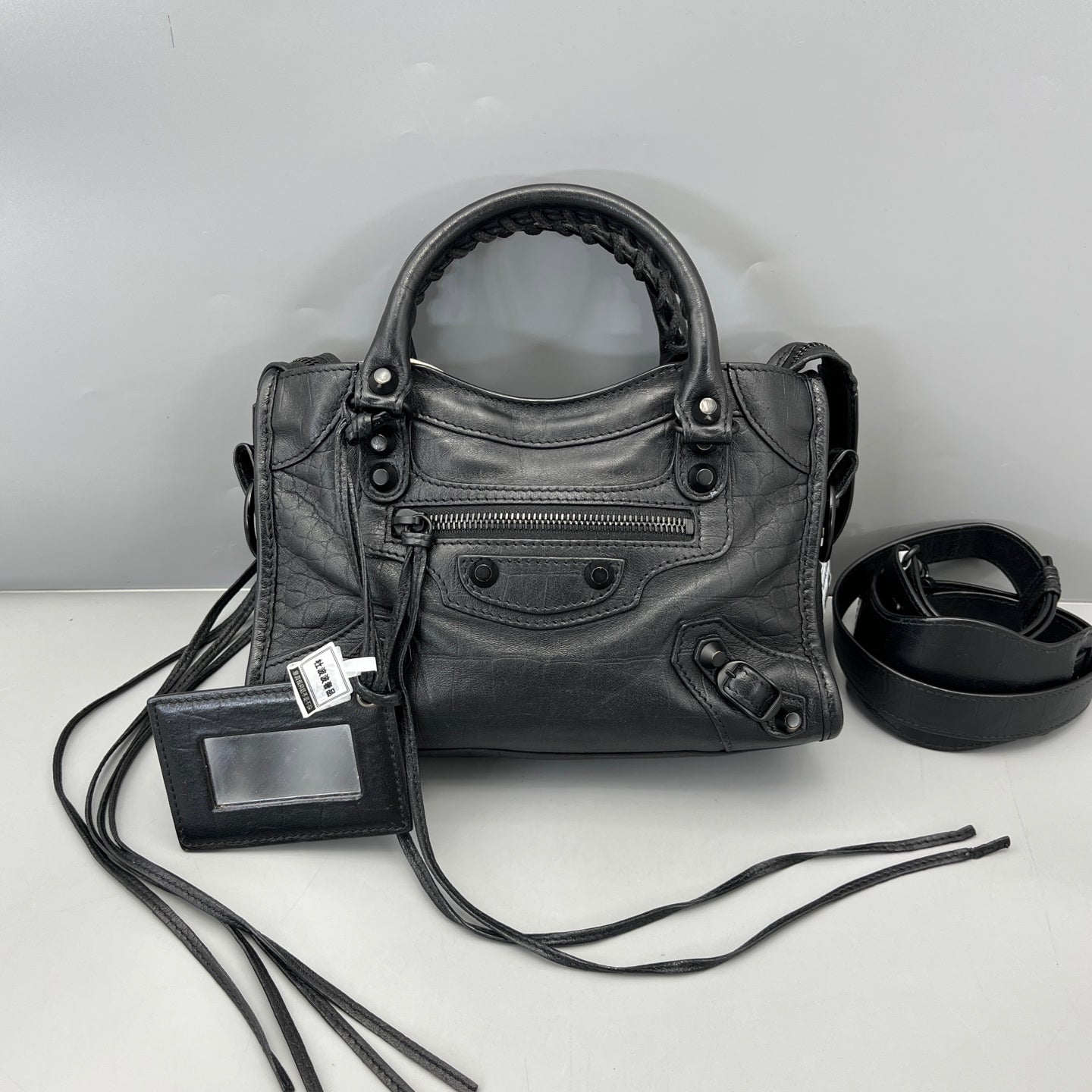 Balenciaga - Mini City - Leather - Black - (mini)