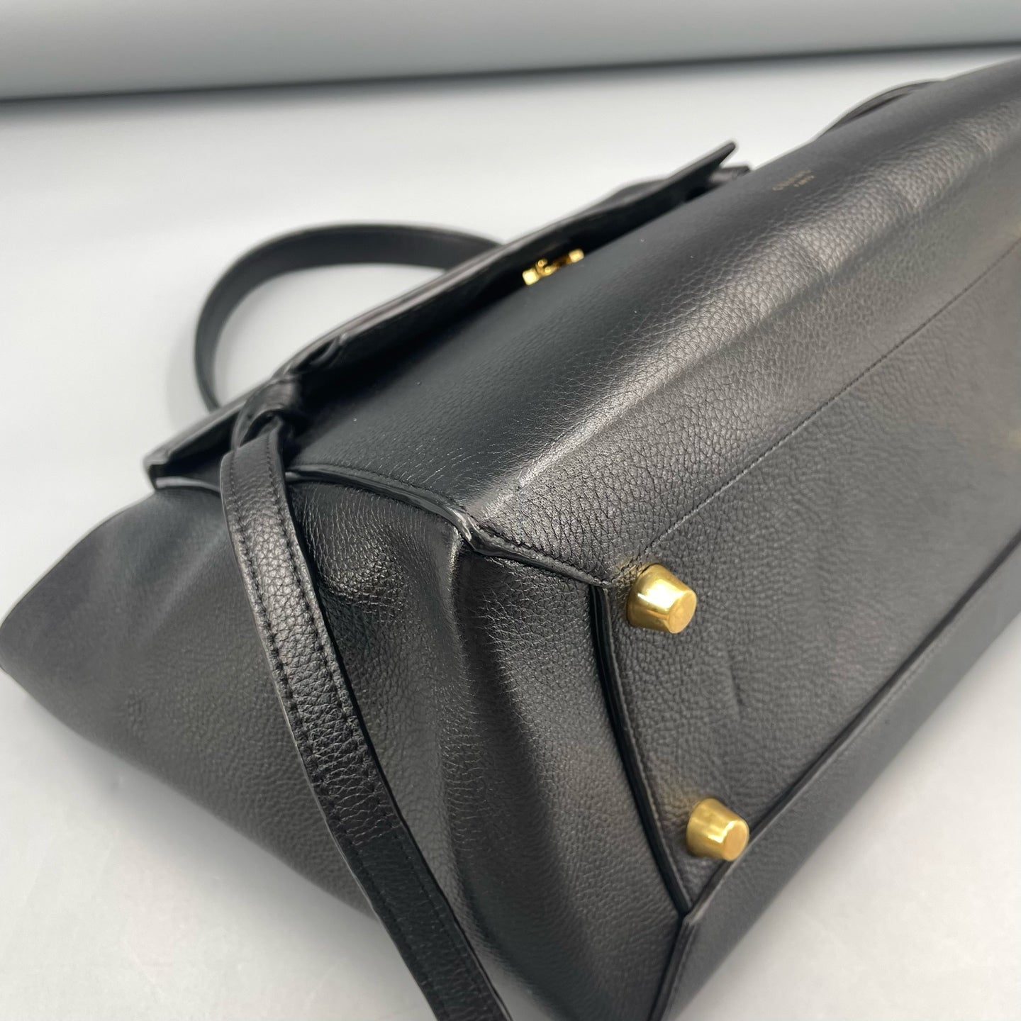 Celine - Belt Bag - Grained calfskin leather - Black - (medium)