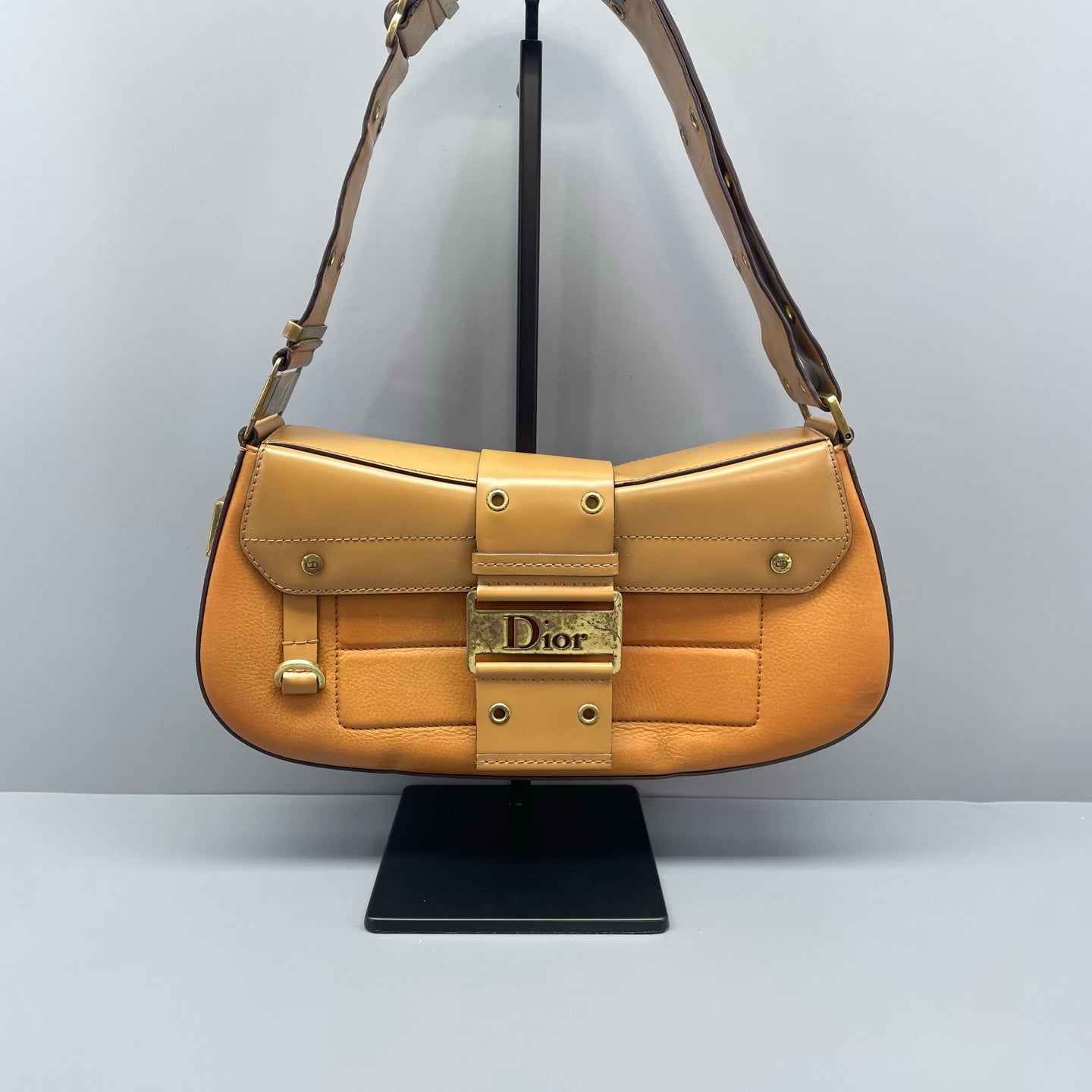 Dior - Punk Shoulder Bag - Leather - Brown - (Small)