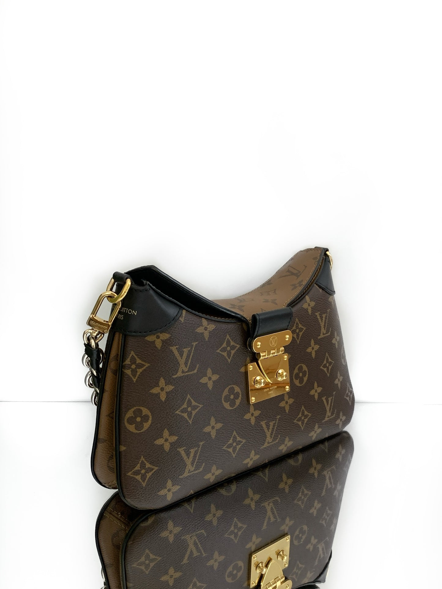 Louis Vuitton - Twinny - Monogram coated canvas with leather trim - Brown - (medium)