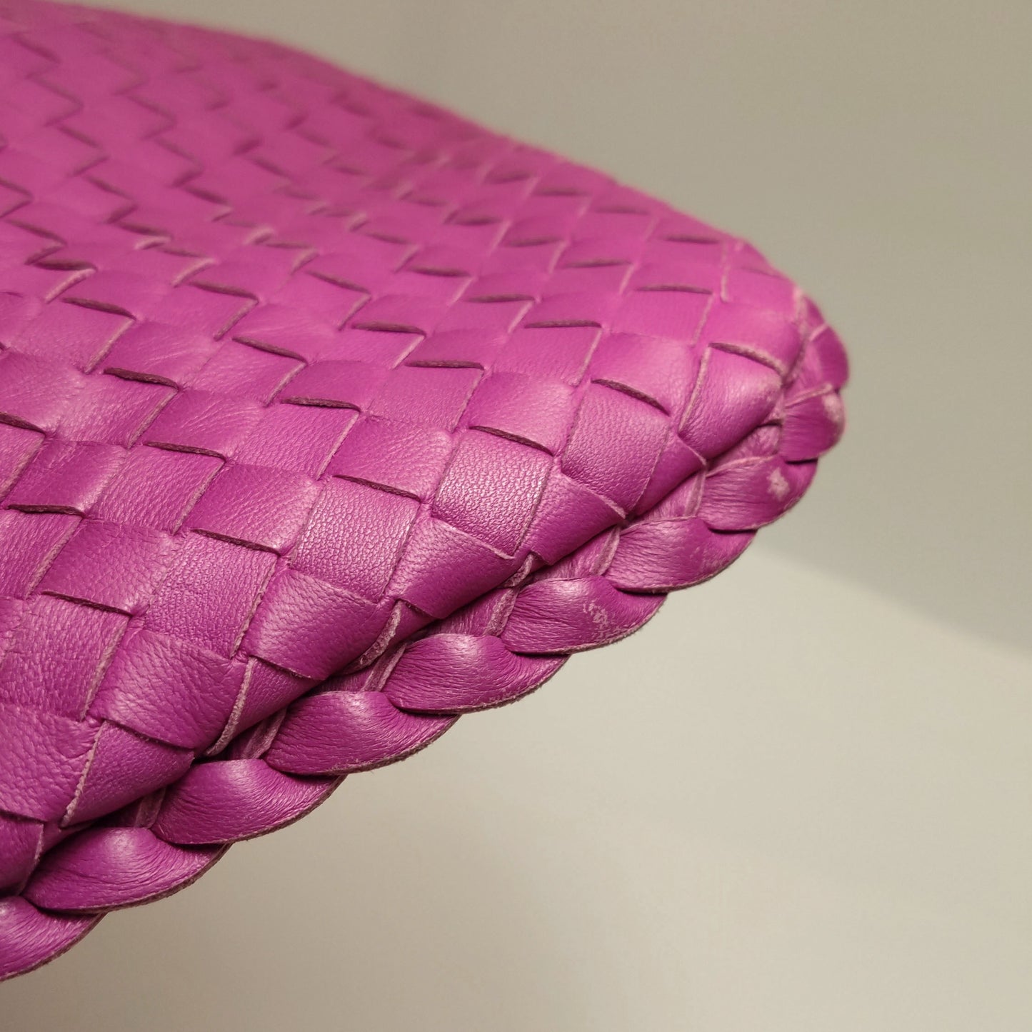 Bottega Veneta - Intrecciato Hobo Bag 367639-V0016 - Lambskin leather - Pink - (medium)