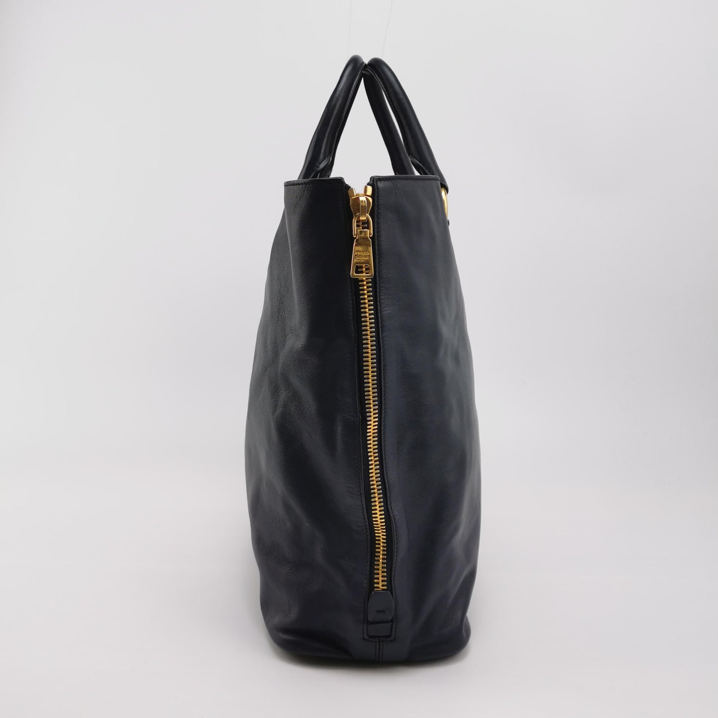 Prada - BN1713 - Cowhide leather - Navy - (large)