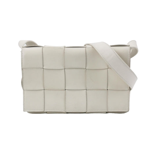 Bottega Veneta - Cassette Bag - Lambskin leather - White - (medium)